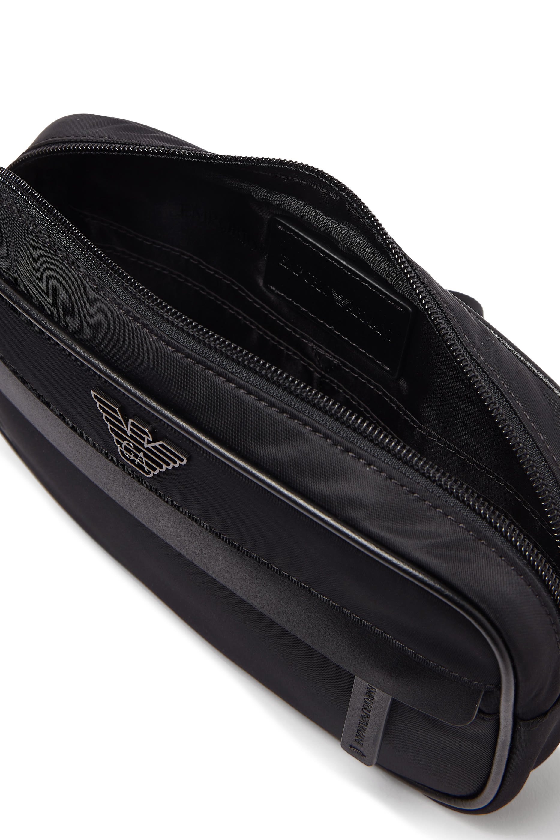 Metal Eagle Logo Nylon Beauty Case