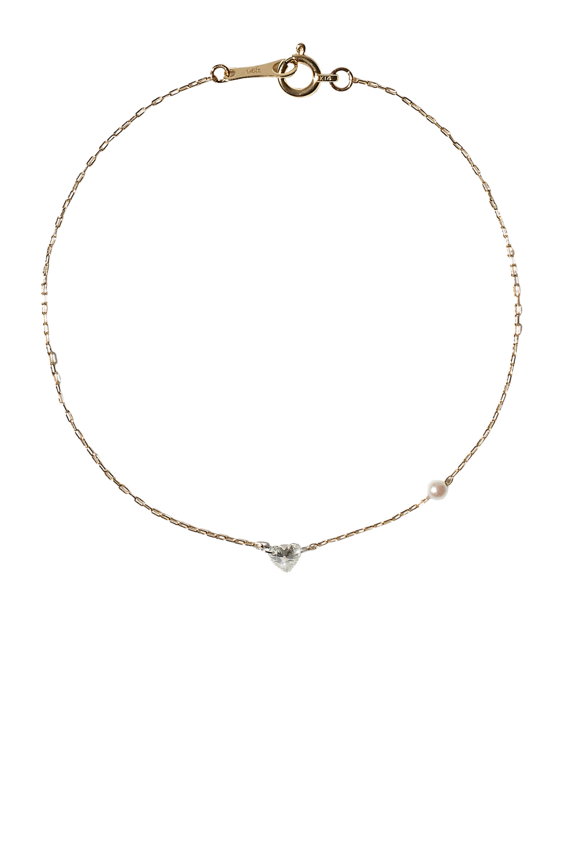 14-Karat Gold, Akoya Pearl And Diamond Bracelet