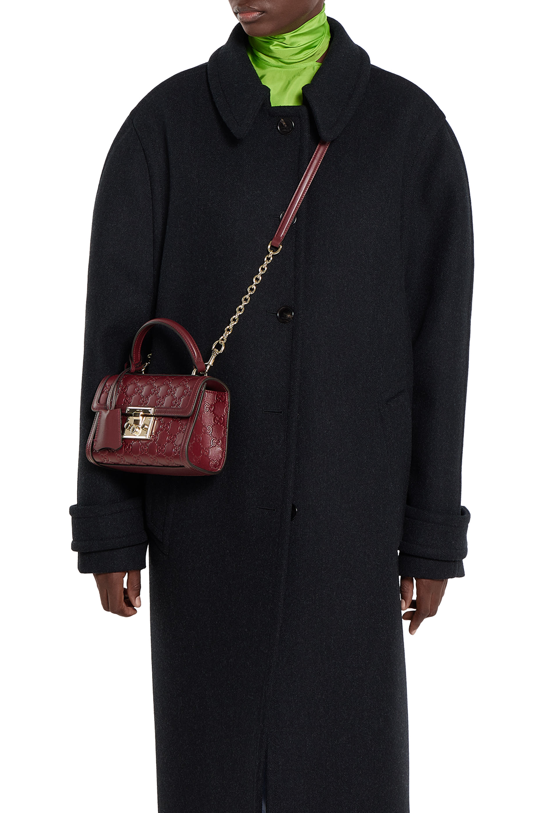 Padlock Small Top Handle Bag