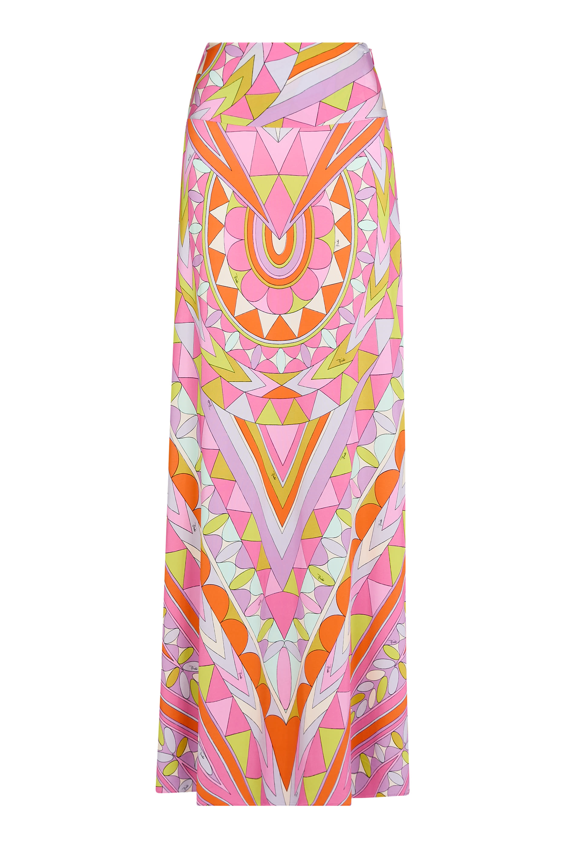  Printed Long Skirt