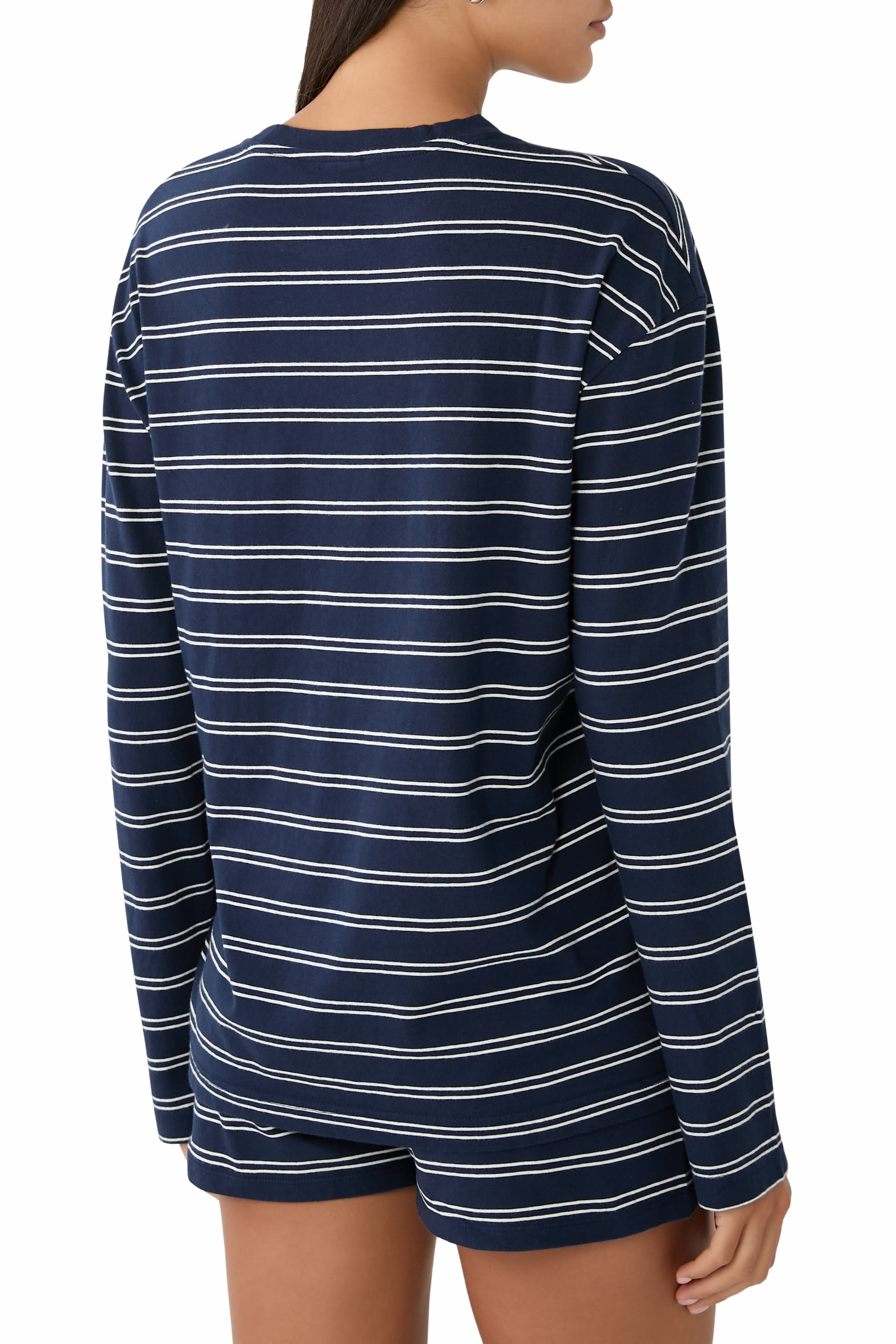  Signature Logo Striped T-Shirt 