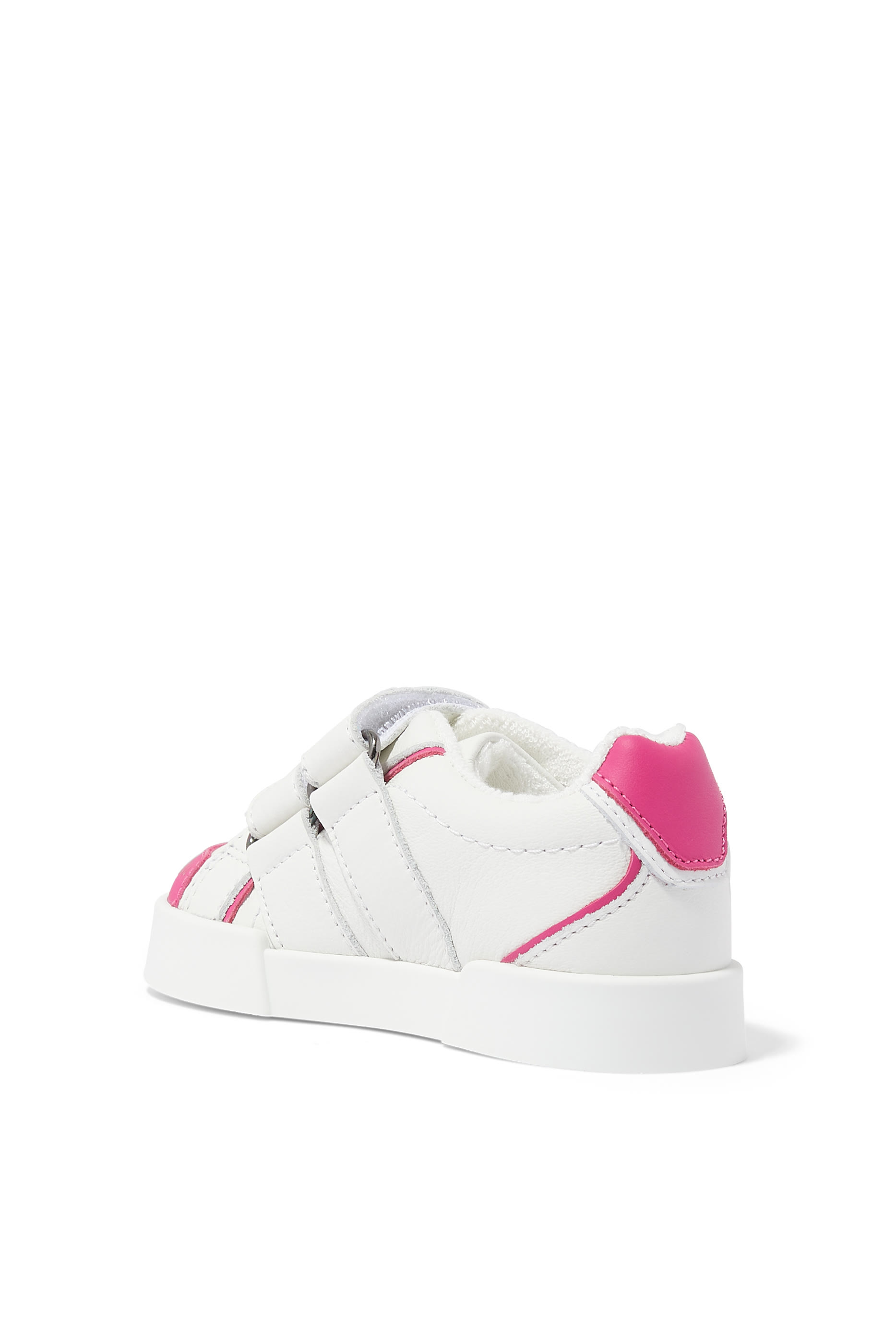 Kids Portofino Leather Low Top Sneakers