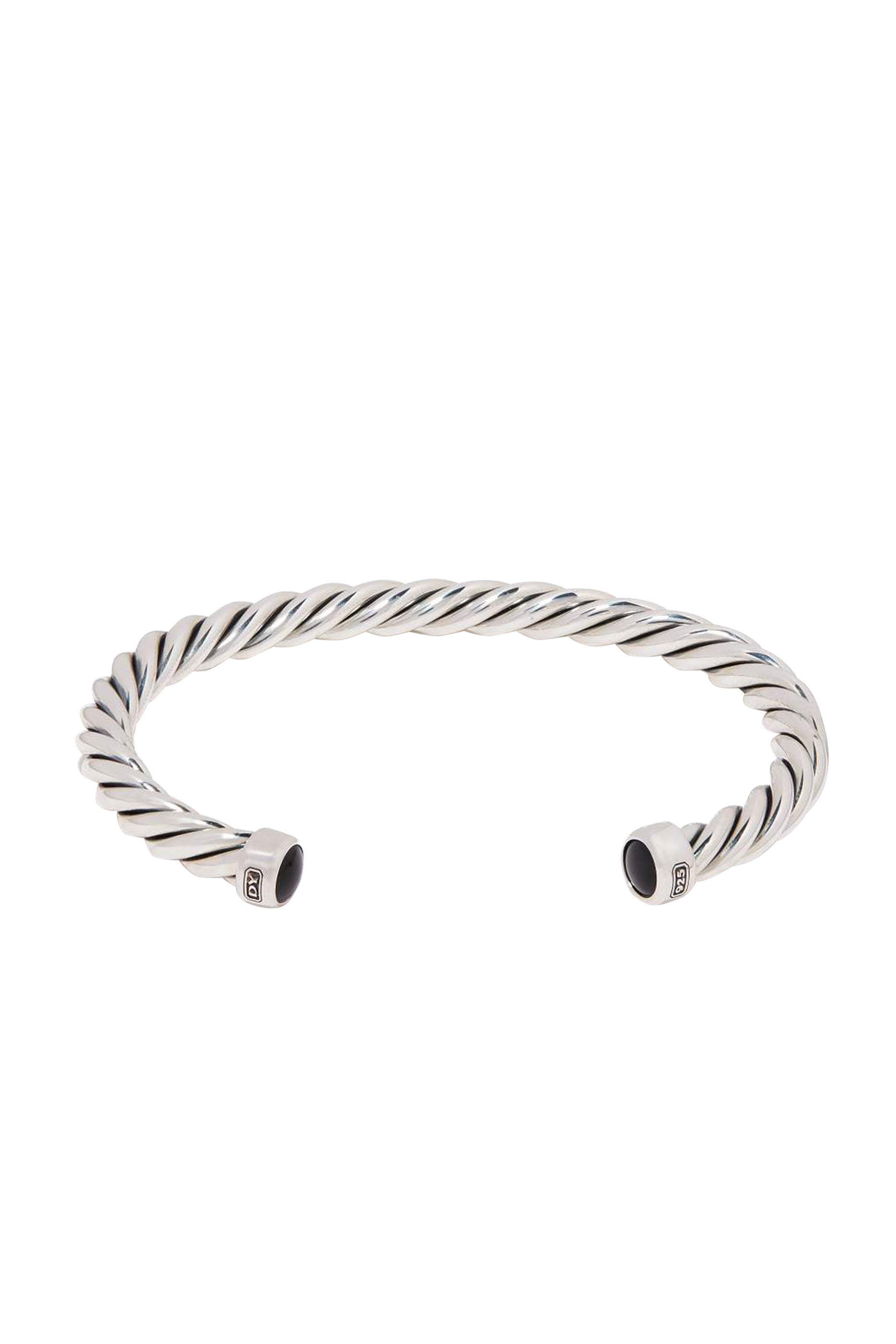 Cable Classic Black Diamonds Cuff Bracelet