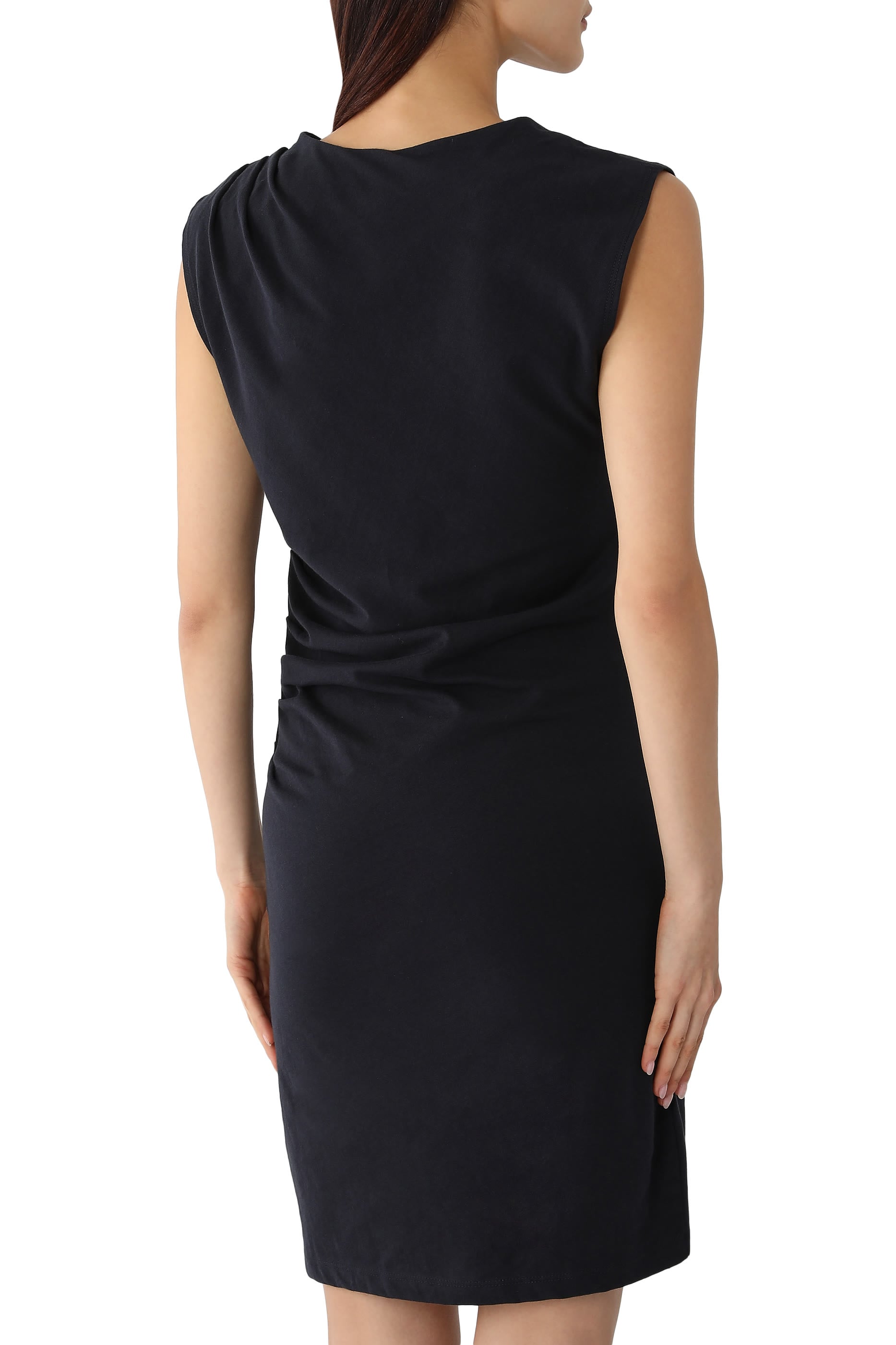 Cotton Twist-Drape Dress