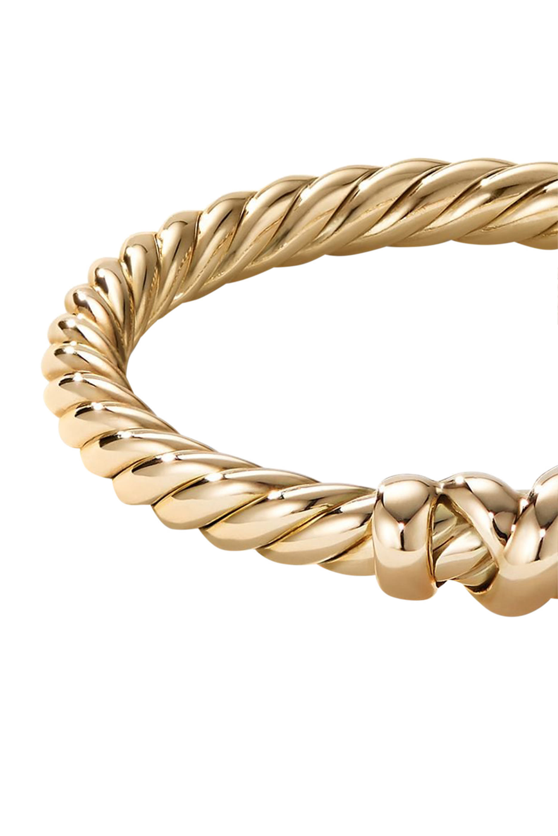 Petite Helena Wrap Band Ring, 18K Yellow Gold & Diamonds
