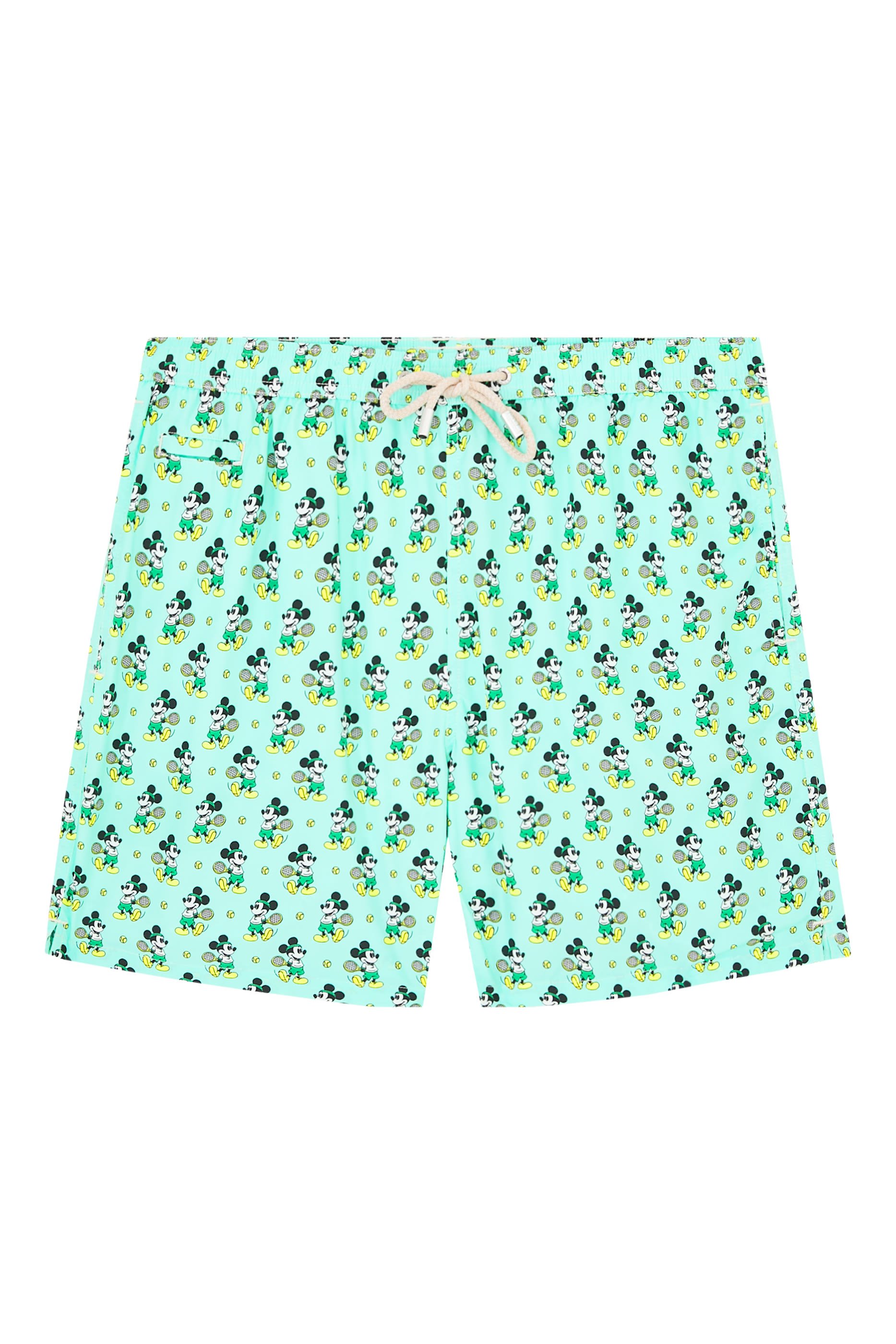 Mickey Mouse Print Swim Shorts