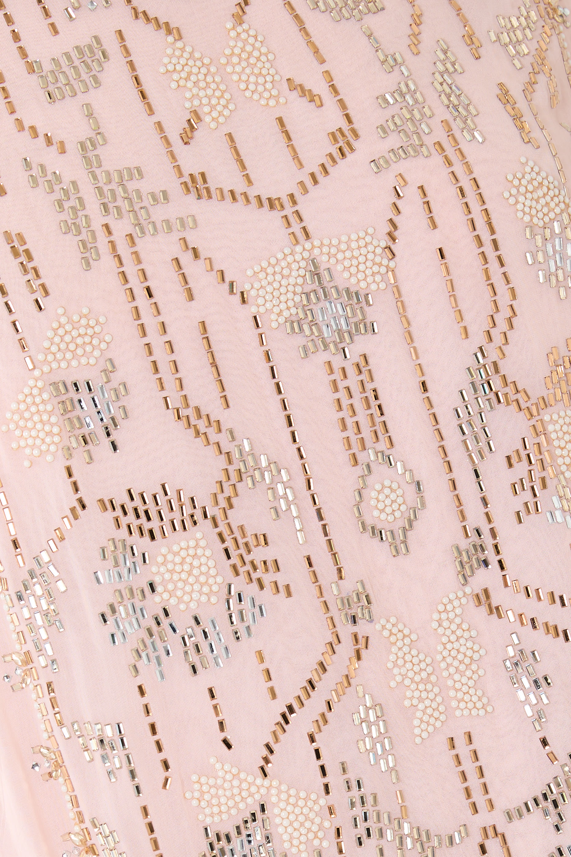 Viscose Organza Crystal Work Thobe Kaftan