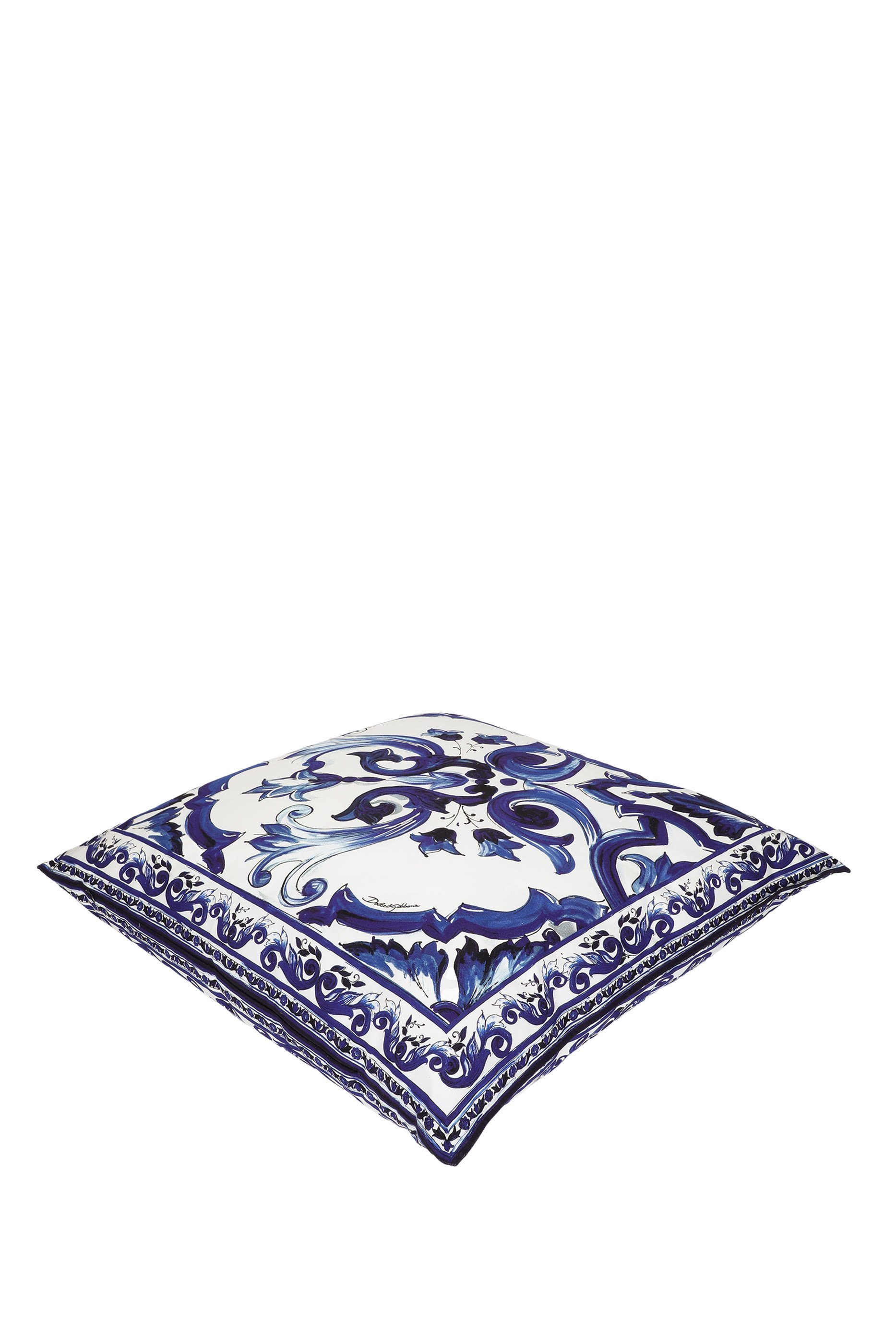 Blu Mediterraneo Large Canvas Cushion