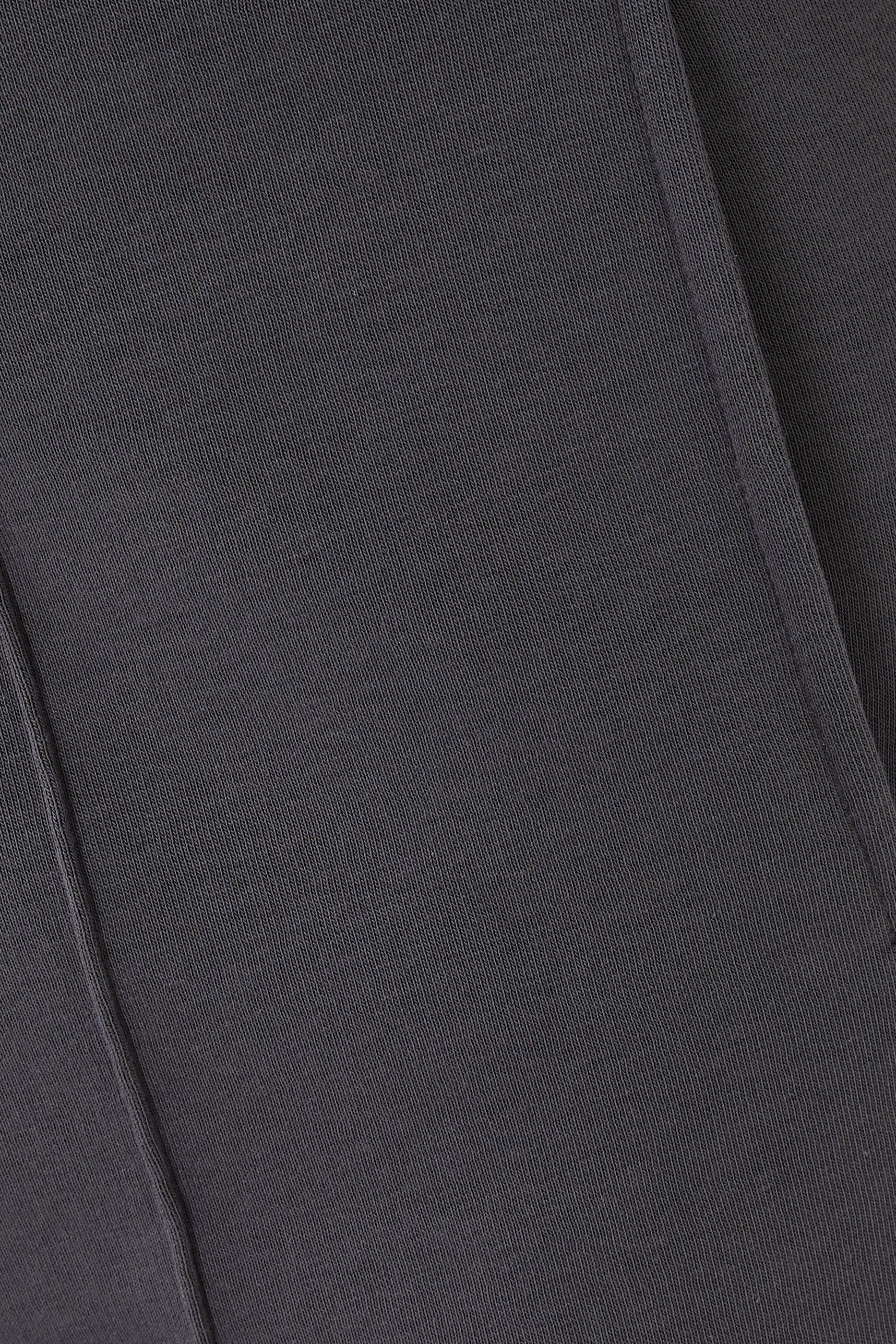 Carbon Finish Wide Leg Trousers