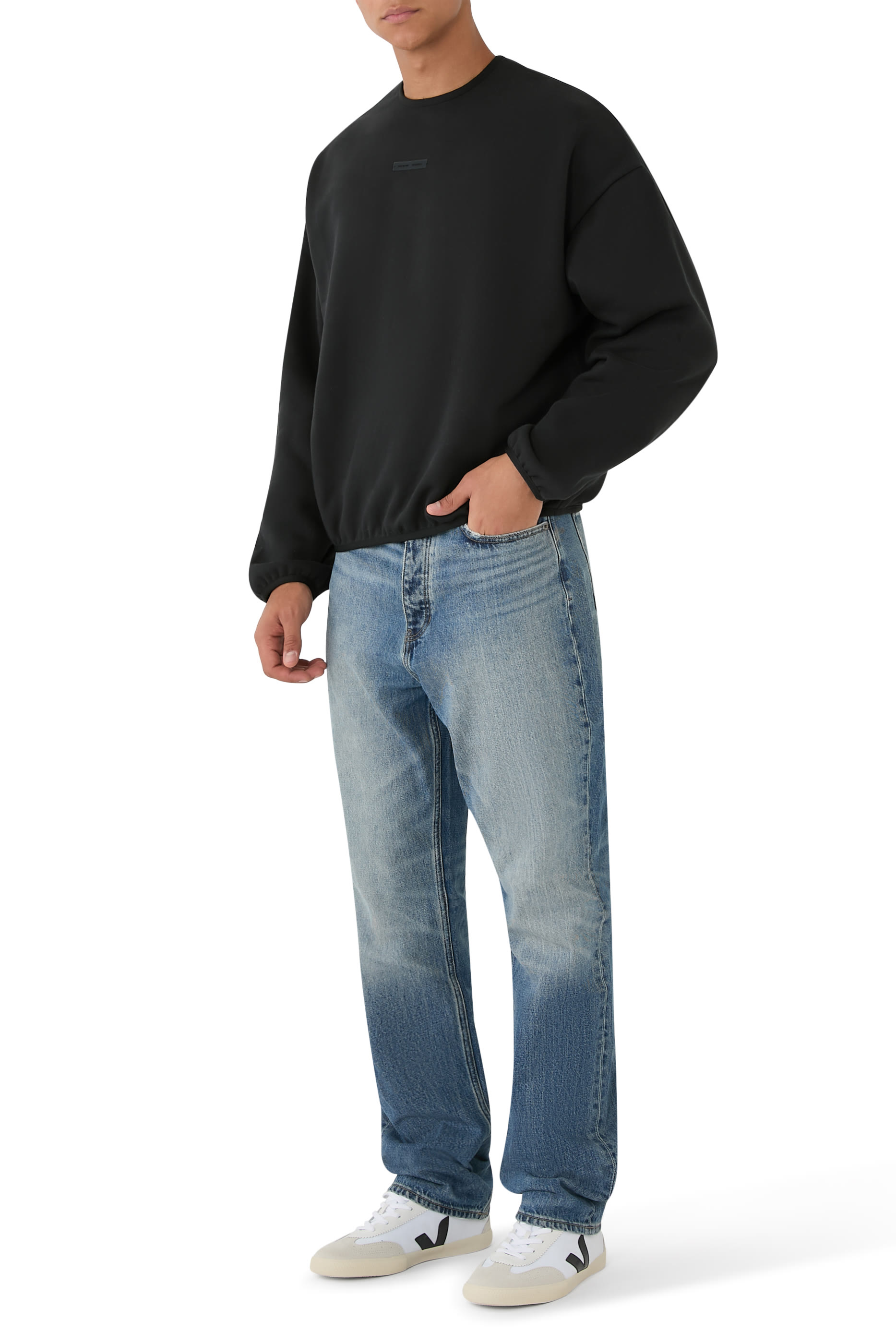 Modern Fit Fleece Crewneck Sweatshirt