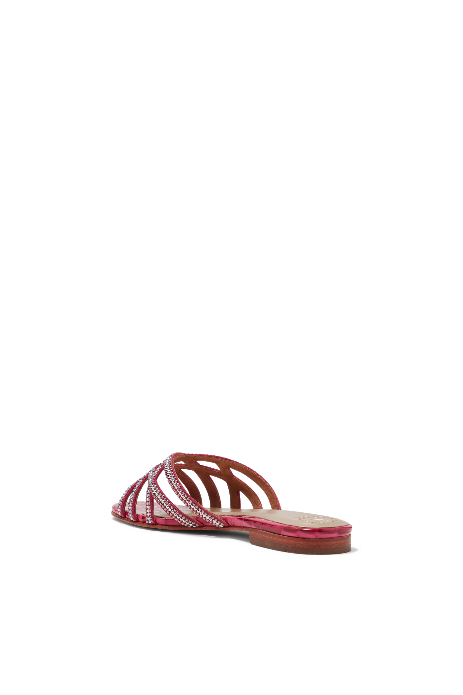 Zuri Crystal Flat Sandals