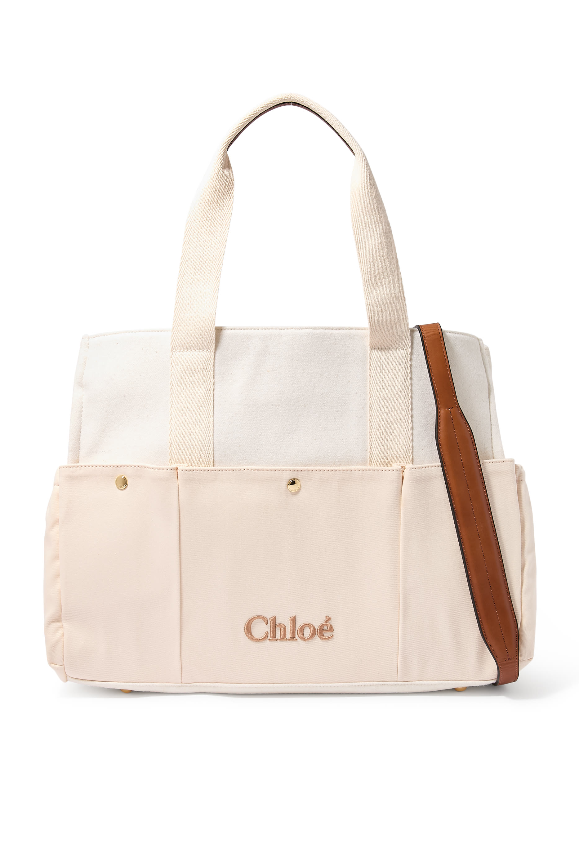 Kids Logo-Embroidered Changing Bag