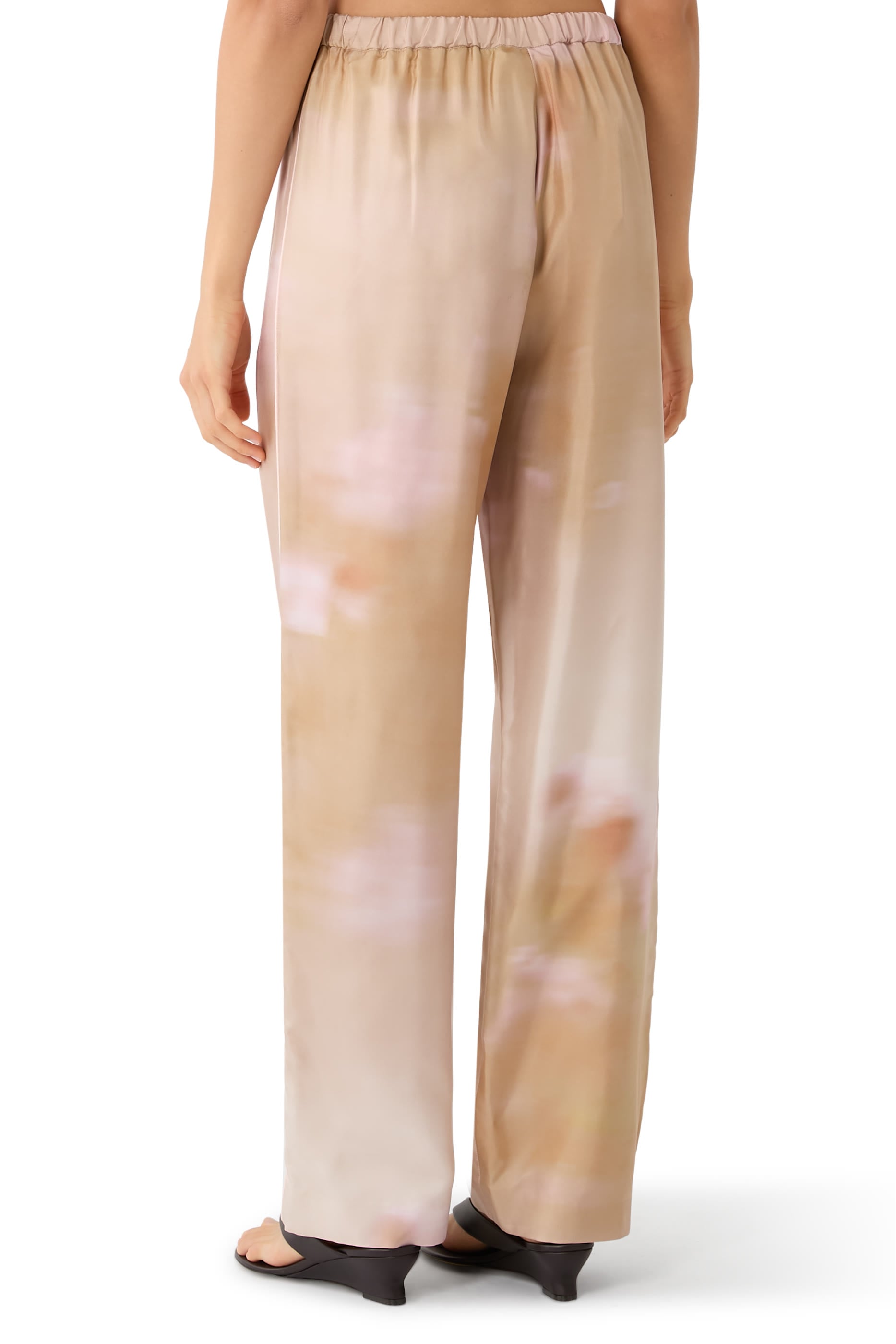 Wide Leg Casual Trousers