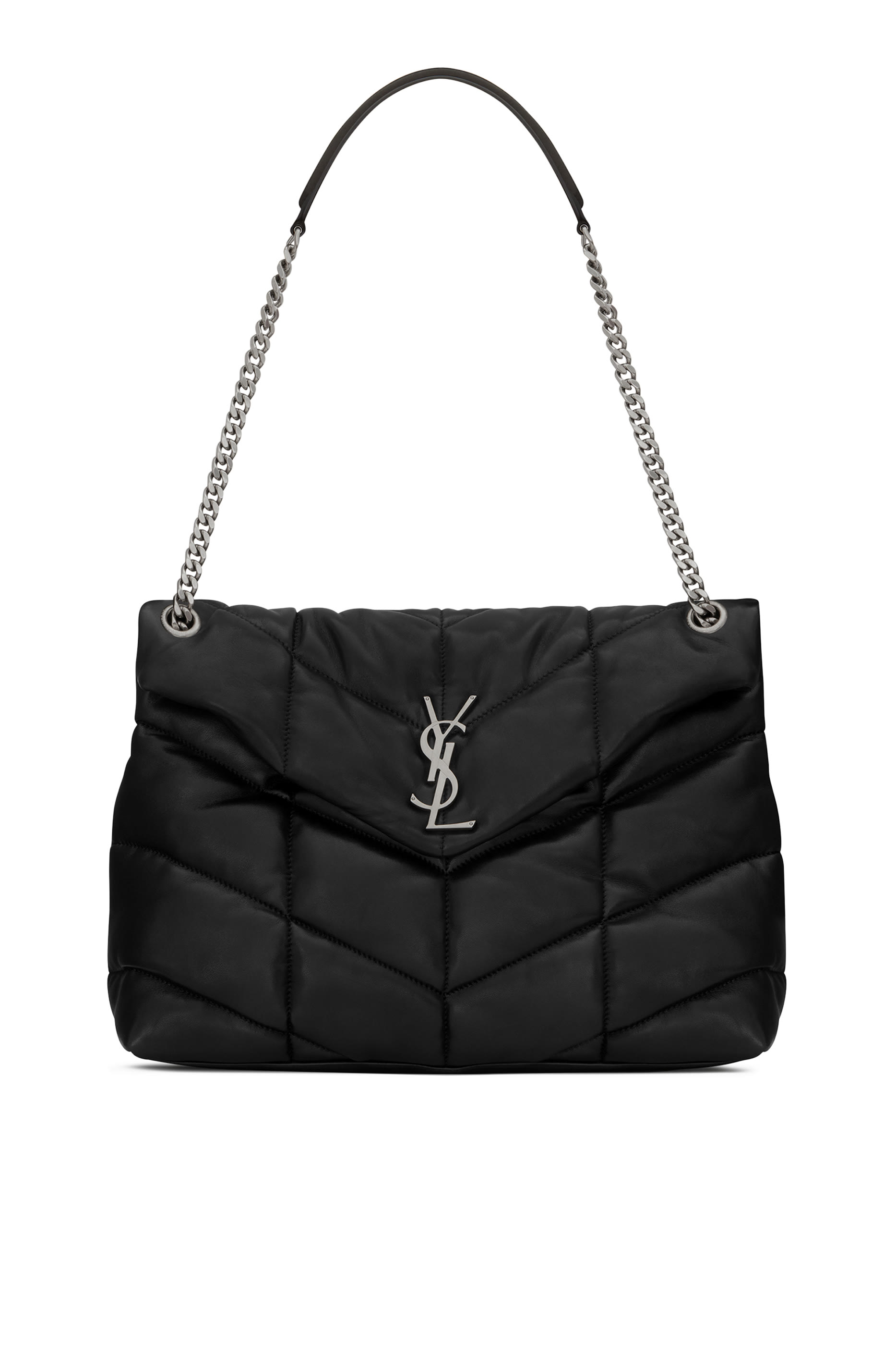 Puffer Medium Bag in Lambskin