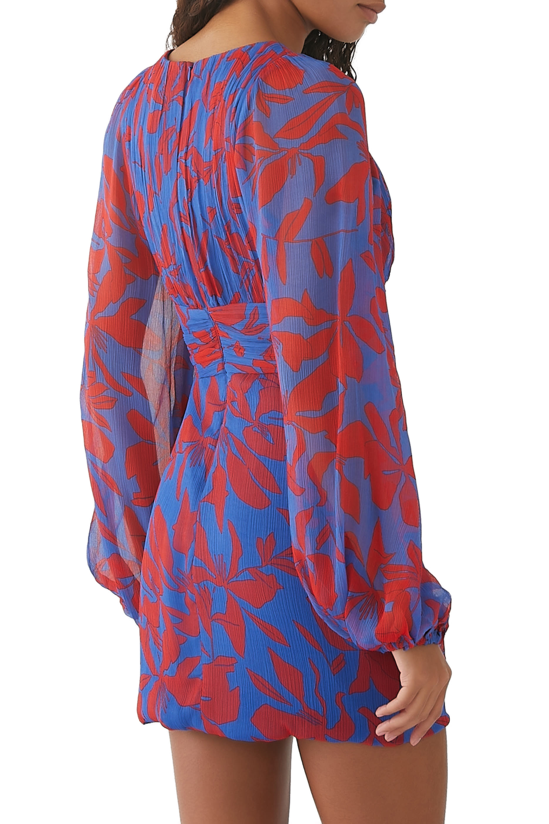 Flore Plunge Mini Dress