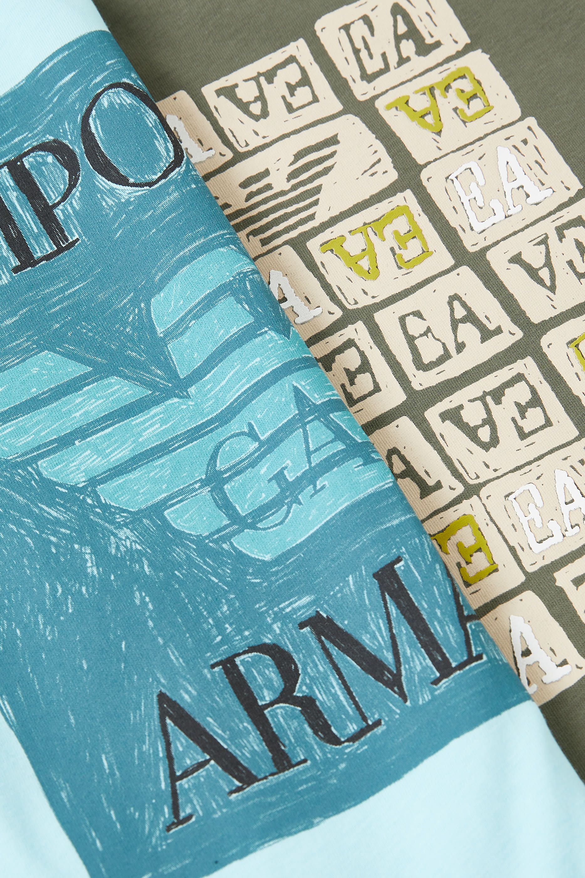 Kids Logo Print T-Shirt, Pack of 2