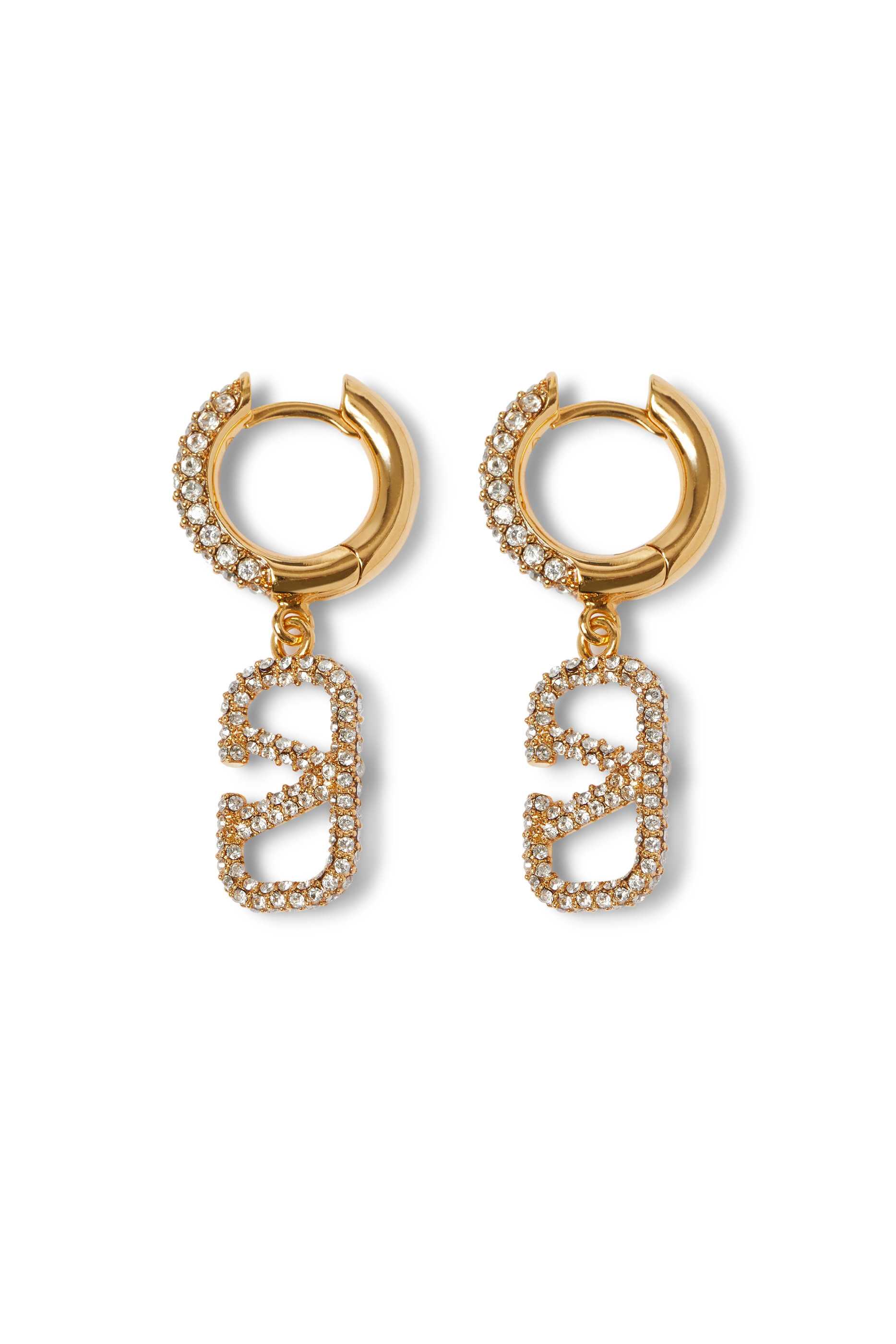 VLogo Signature Crystals Earrings