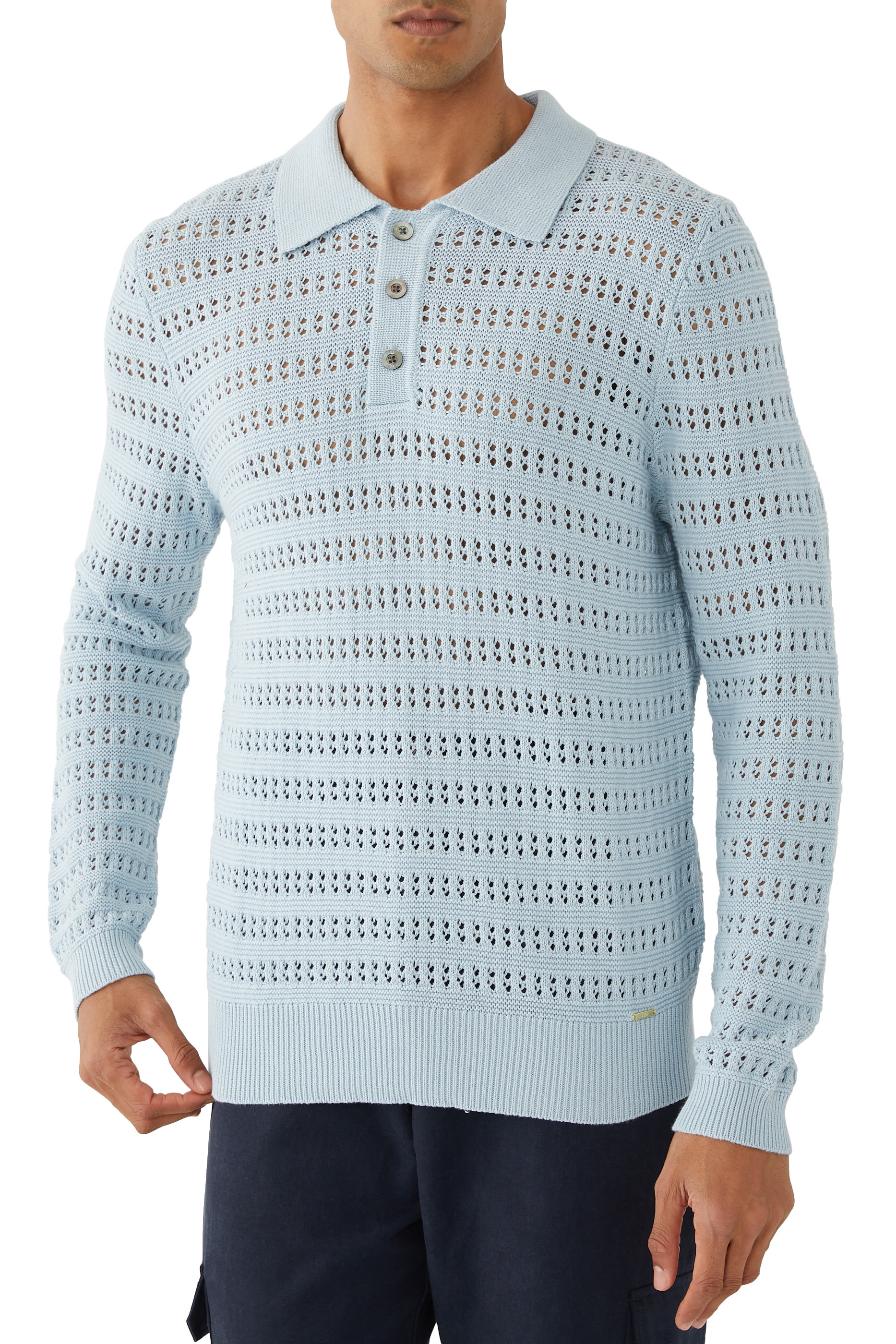 Tenerife Crochet Polo