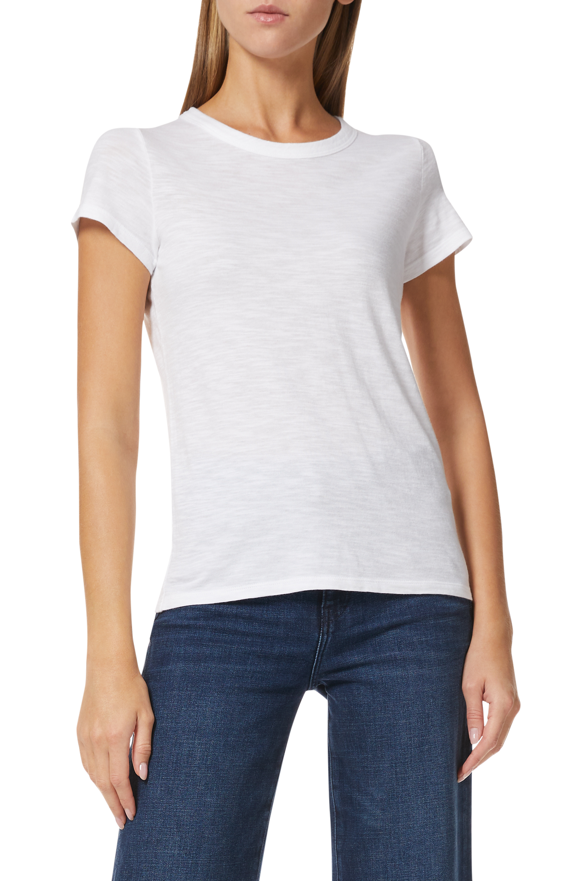 Buy Banana Republic Cotton Slub Crewneck T Shirt Womens For Aed 9900 Hidden Extra 10 Off 