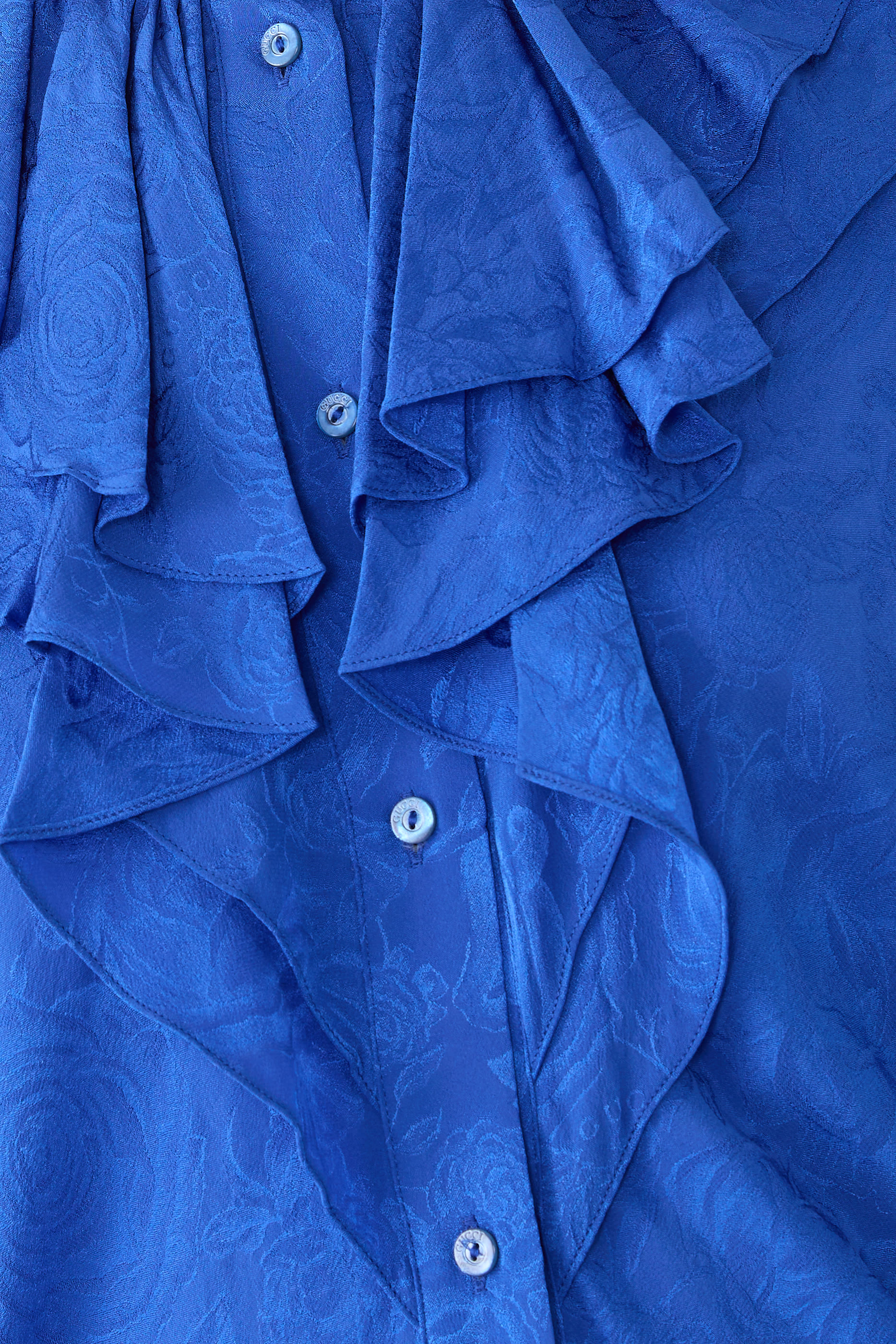  Silk Twill Jacquard Shirt 