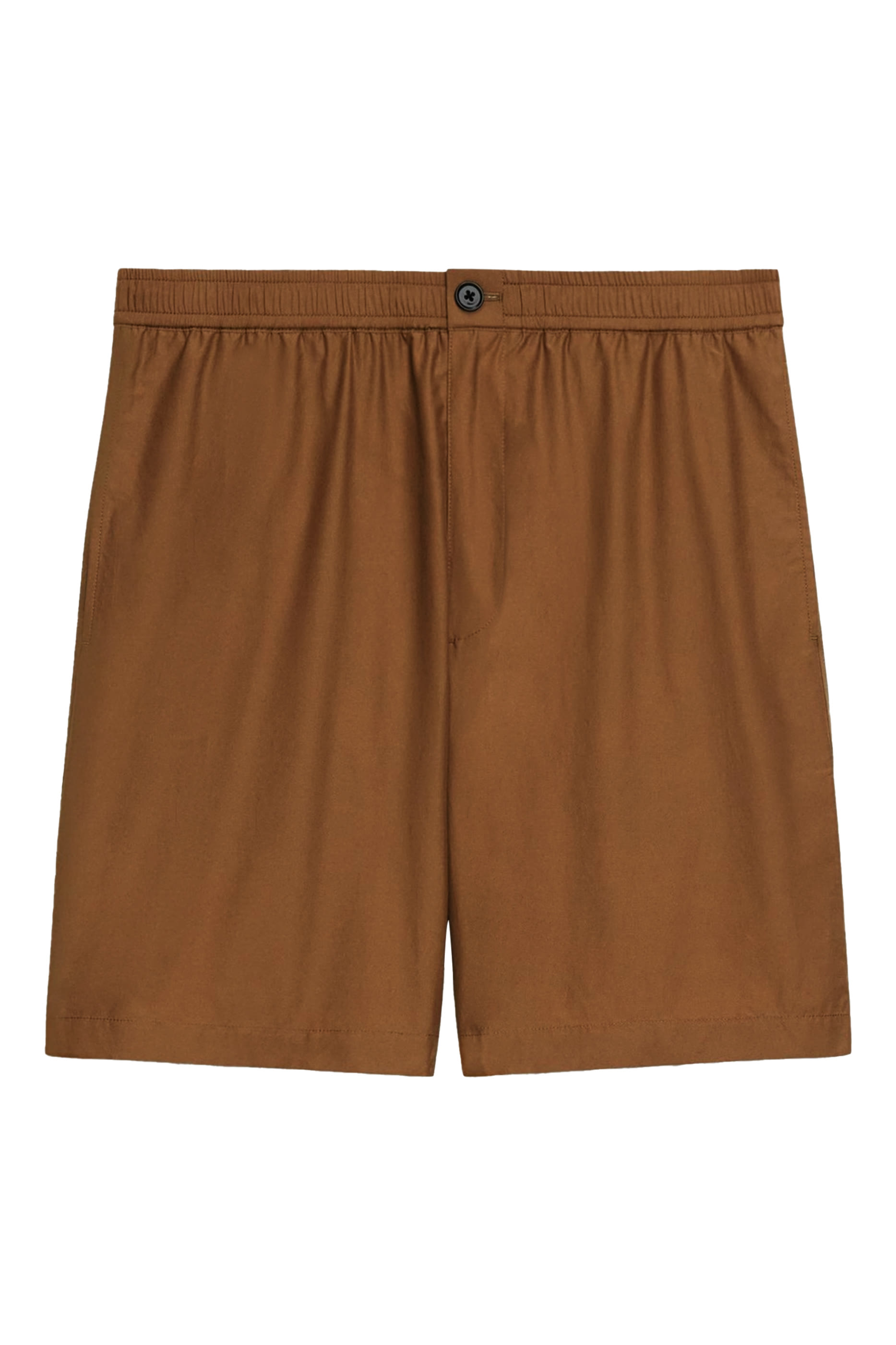 Elasticated Straight Bermuda Shorts