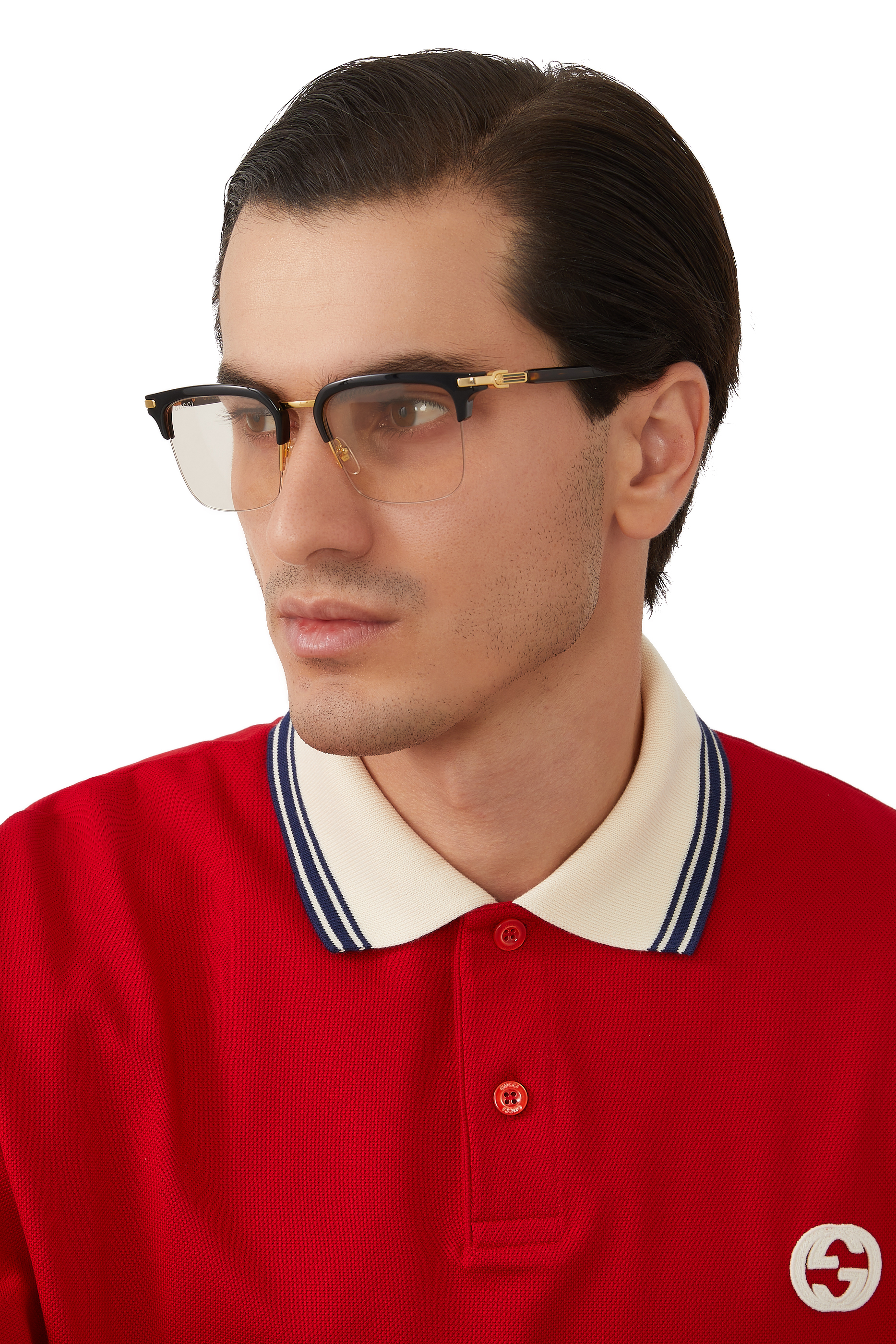 Rectangular Metal Sunglasses