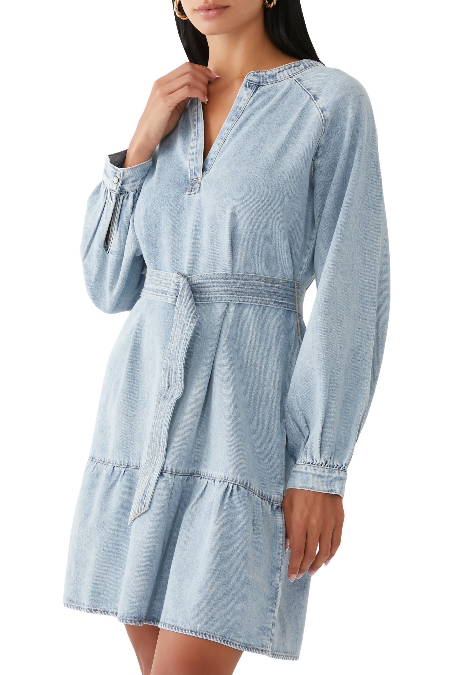 Lila Denim Mini Dress