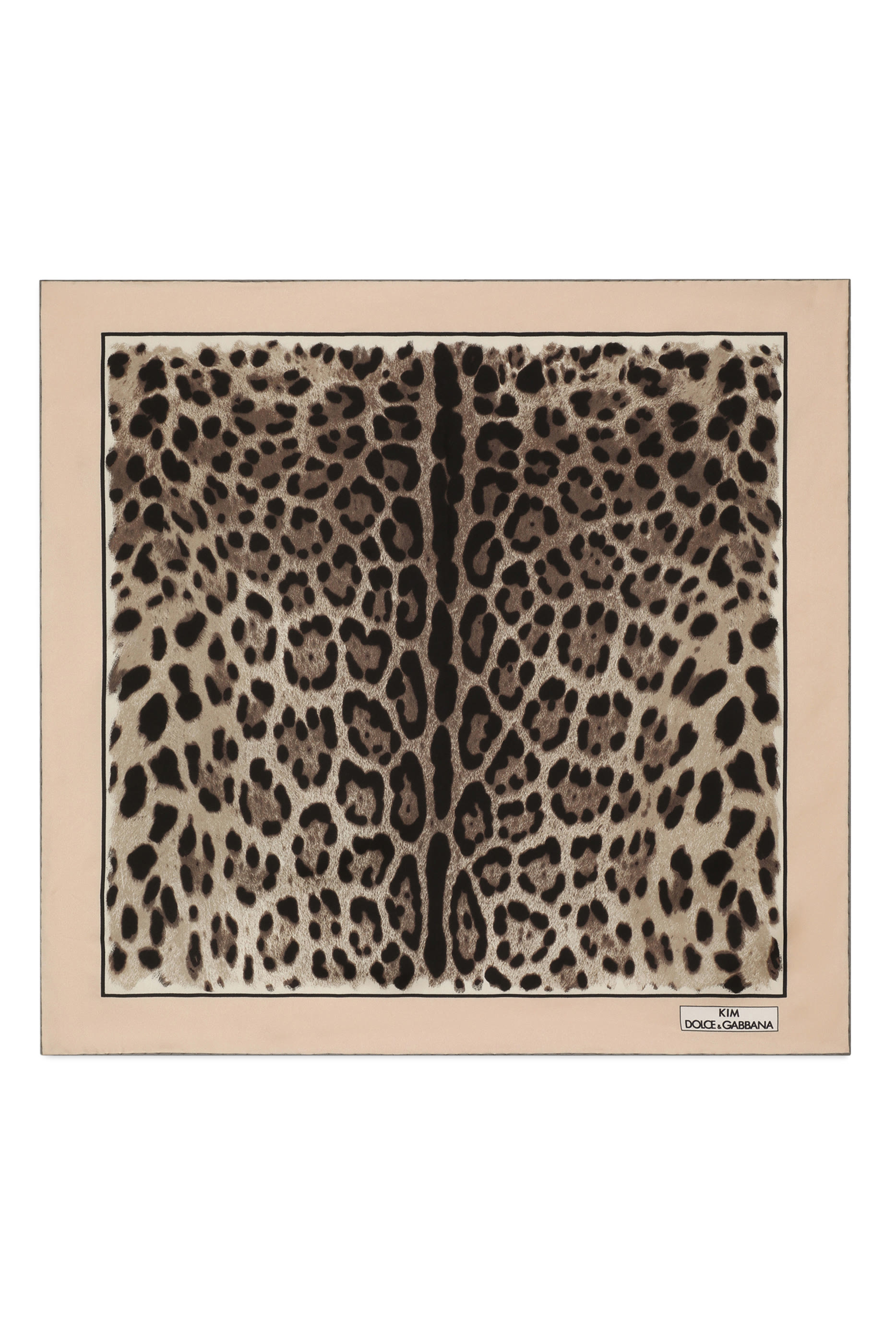 Kim Leopard-Print Twill Scarf