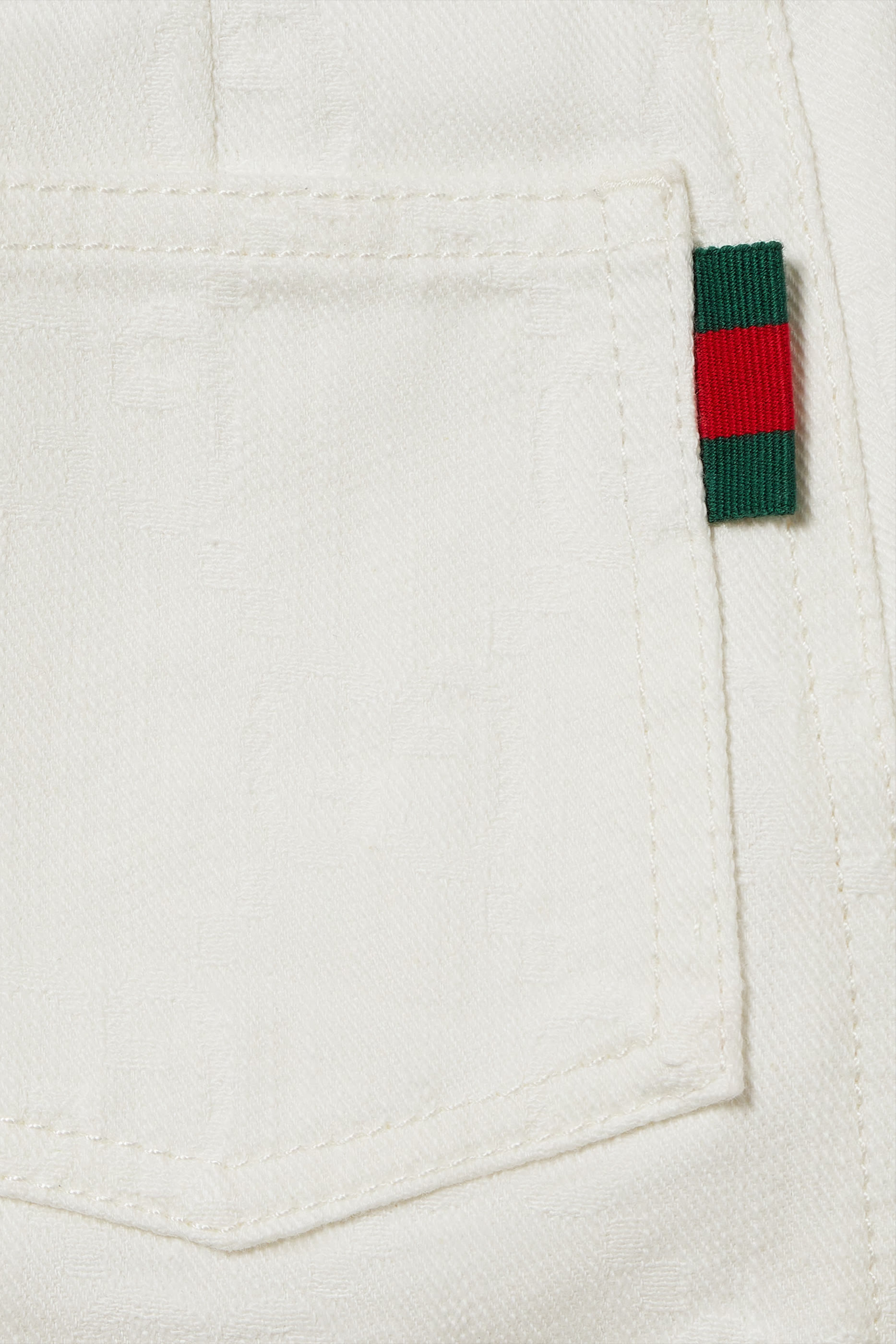 Kids GG Denim Skirt with Web