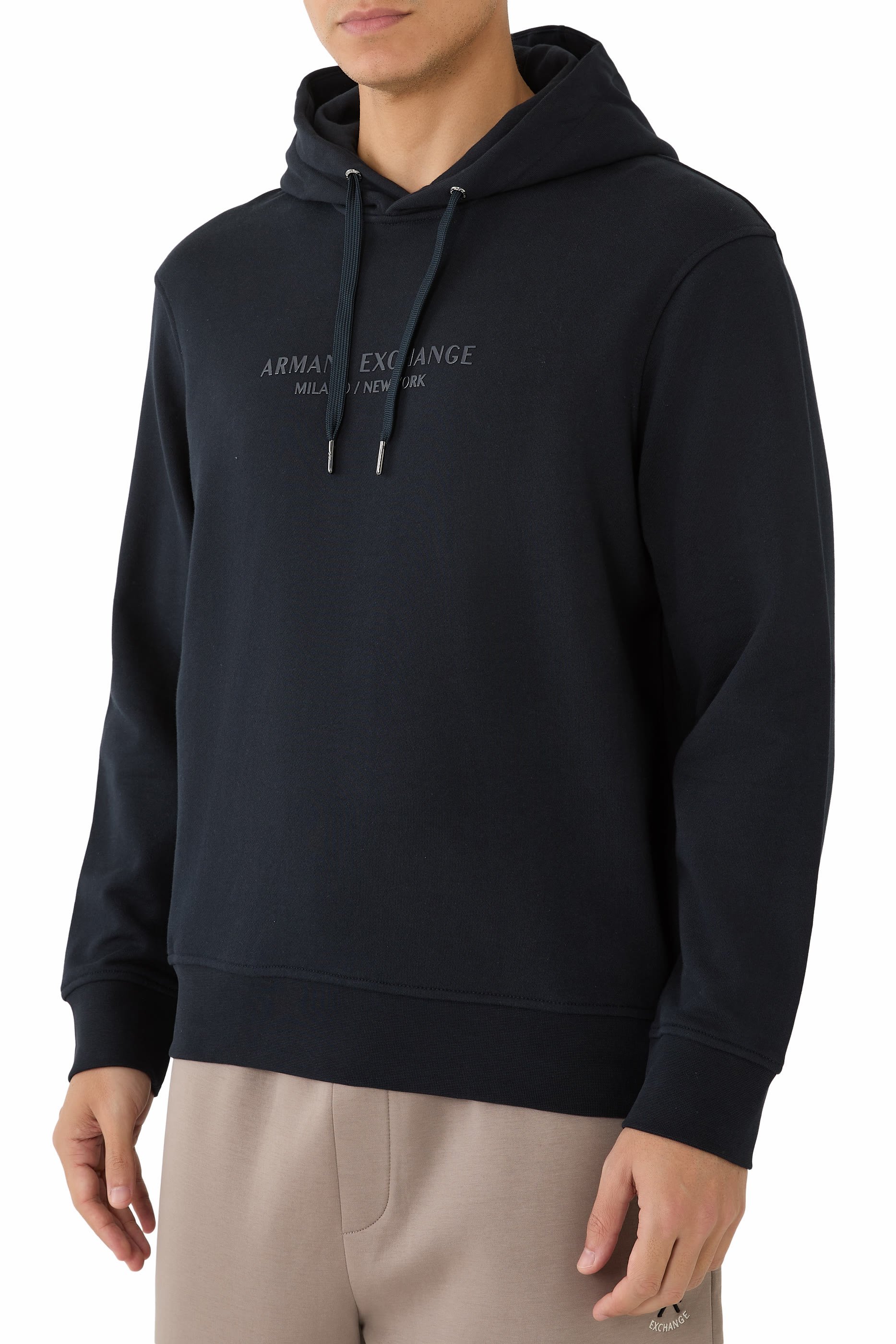 AX Logo Hoodie Sweatshirt