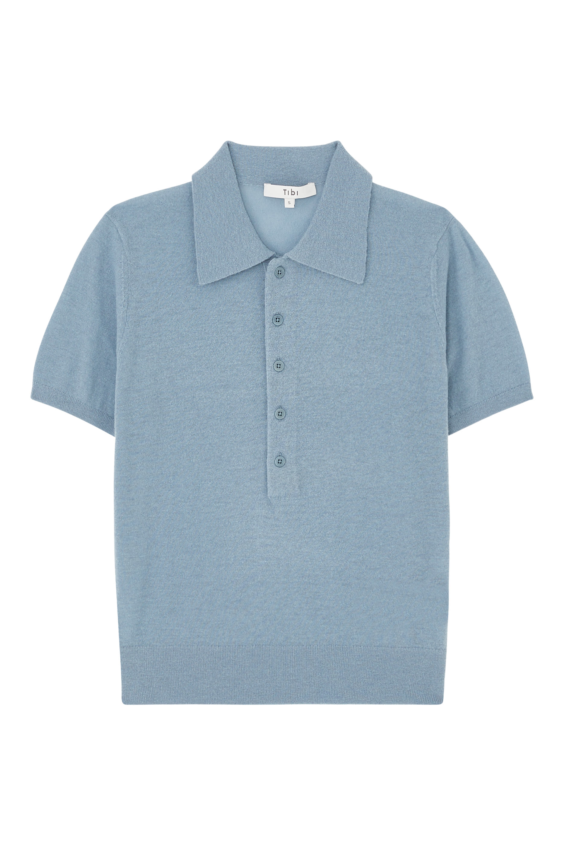 Wool Shrunken Polo Shirt