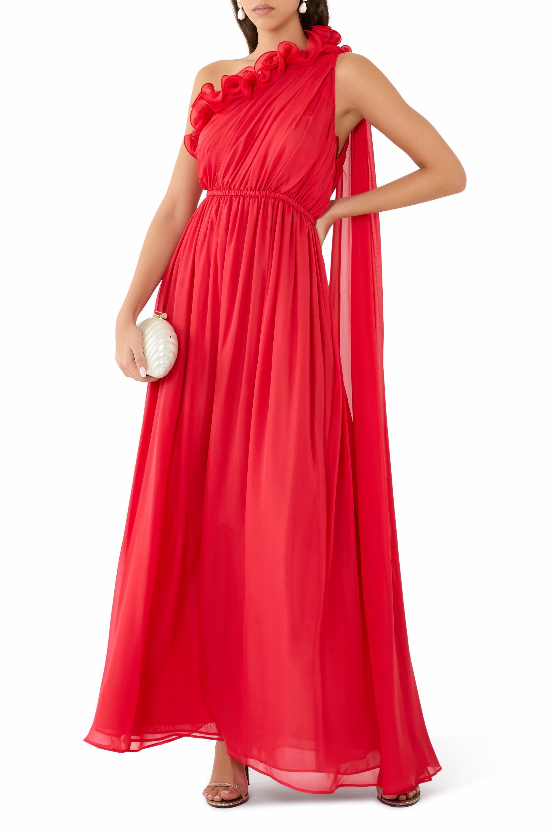Jenni One-Shoulder Maxi Dress