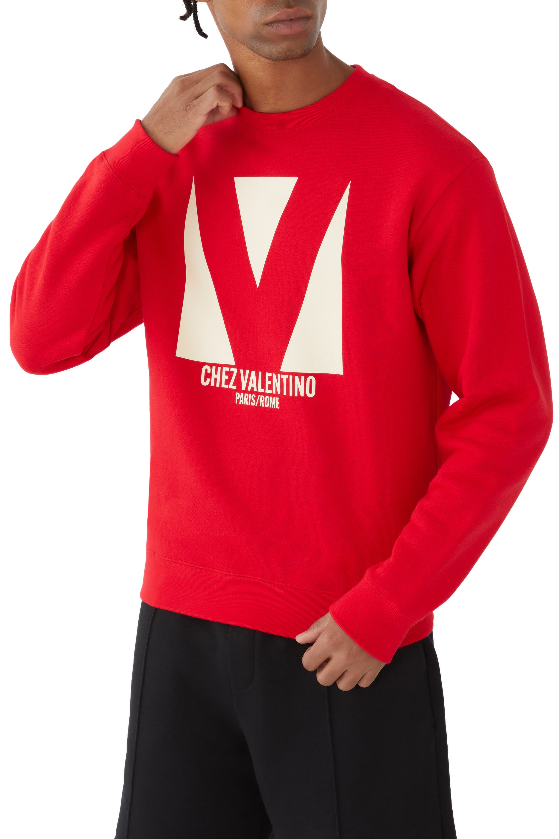 Chez Valentino Print Sweatshirt