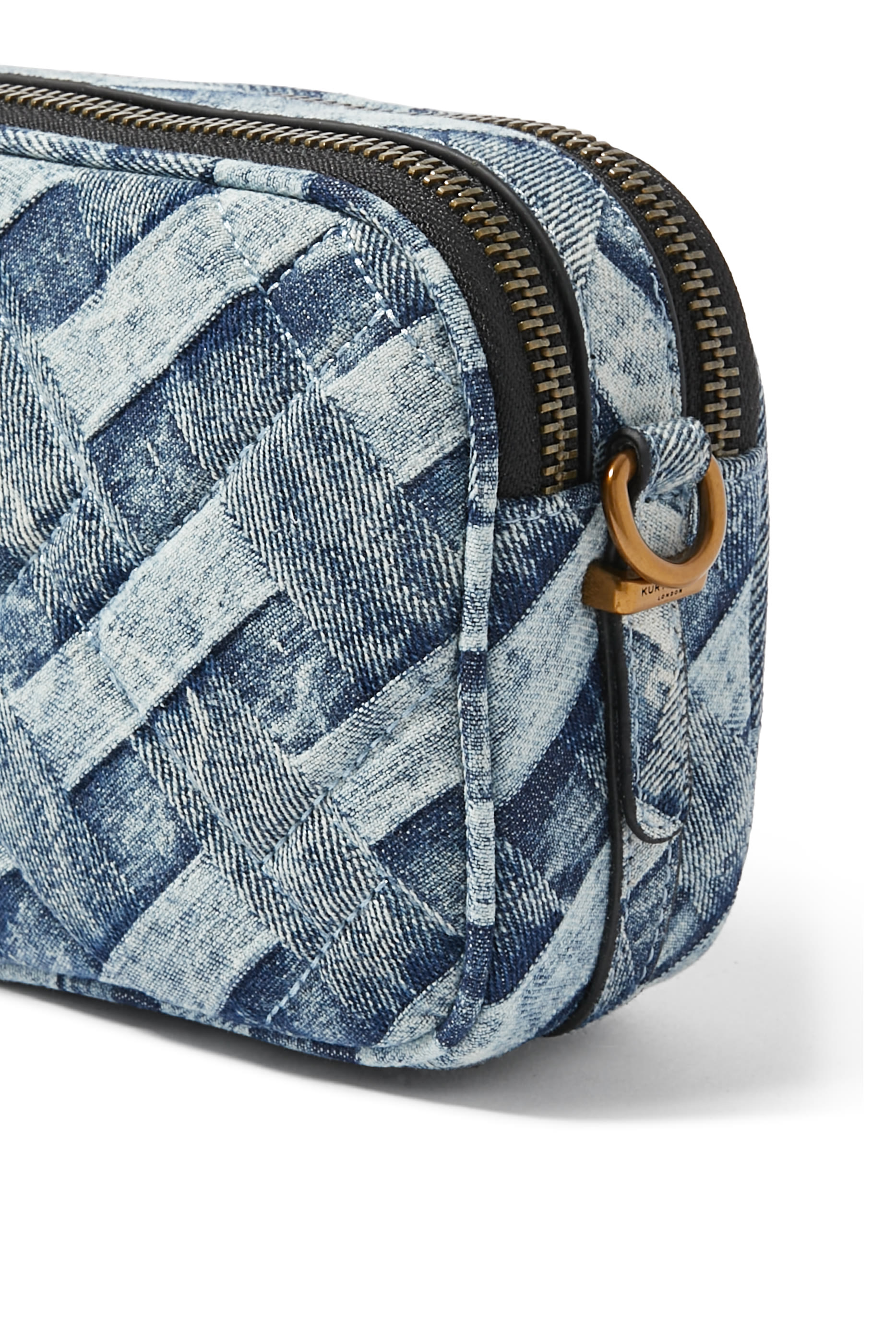 Zip Kensington Camera Leather Bag