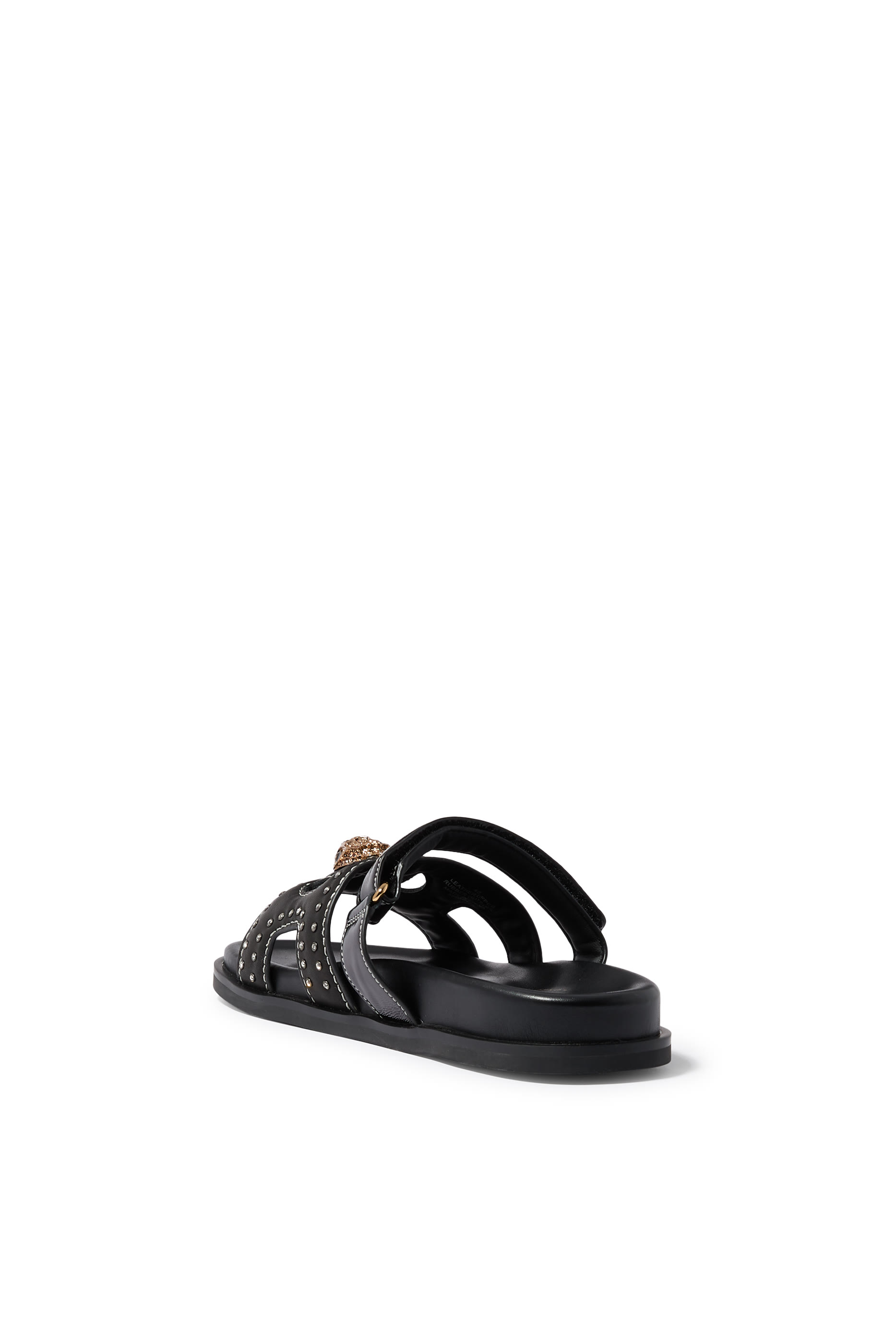 Eagle Stud Cut Out Sandals