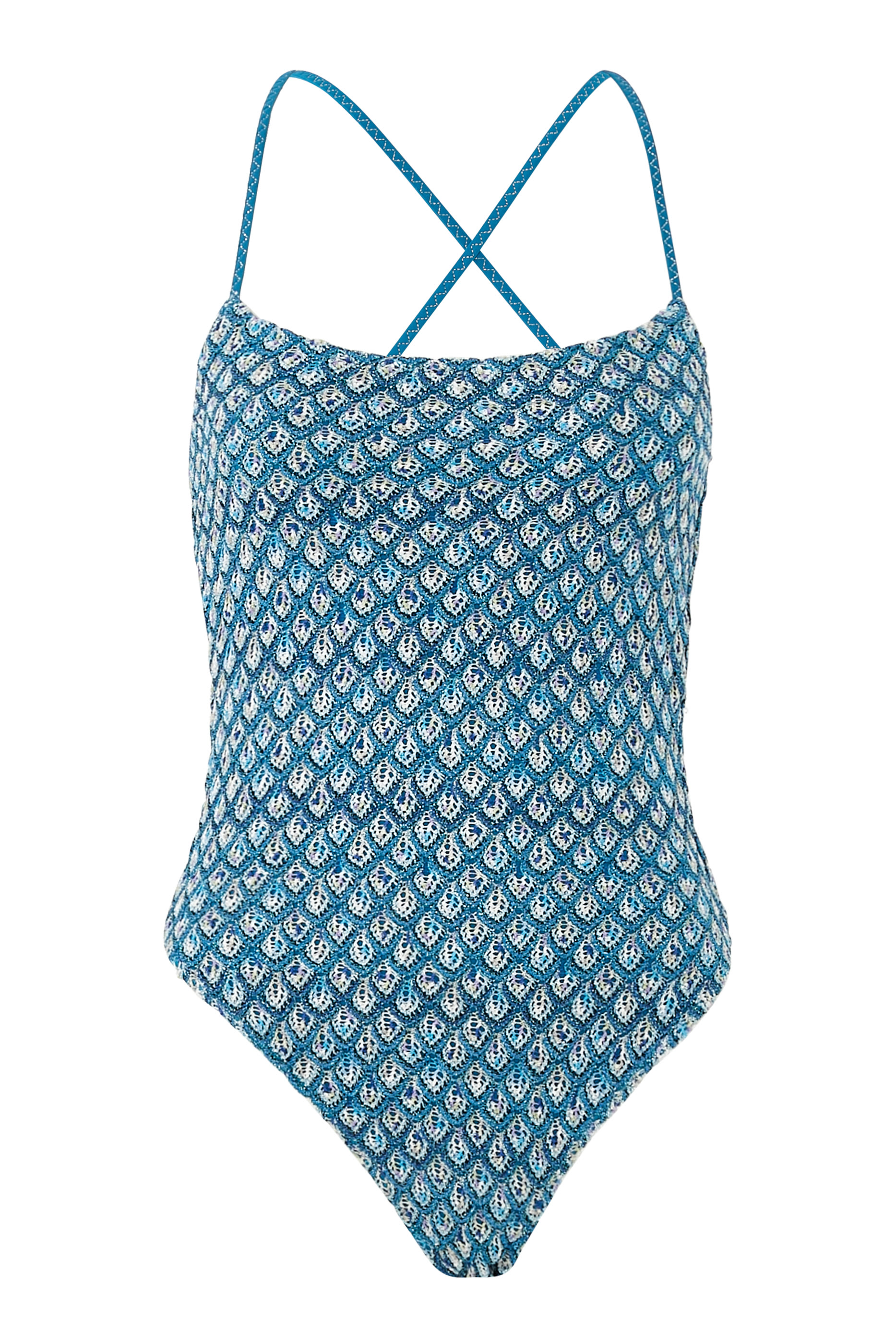 Exclusive Mare Lace Raschel One Piece Swimsuit