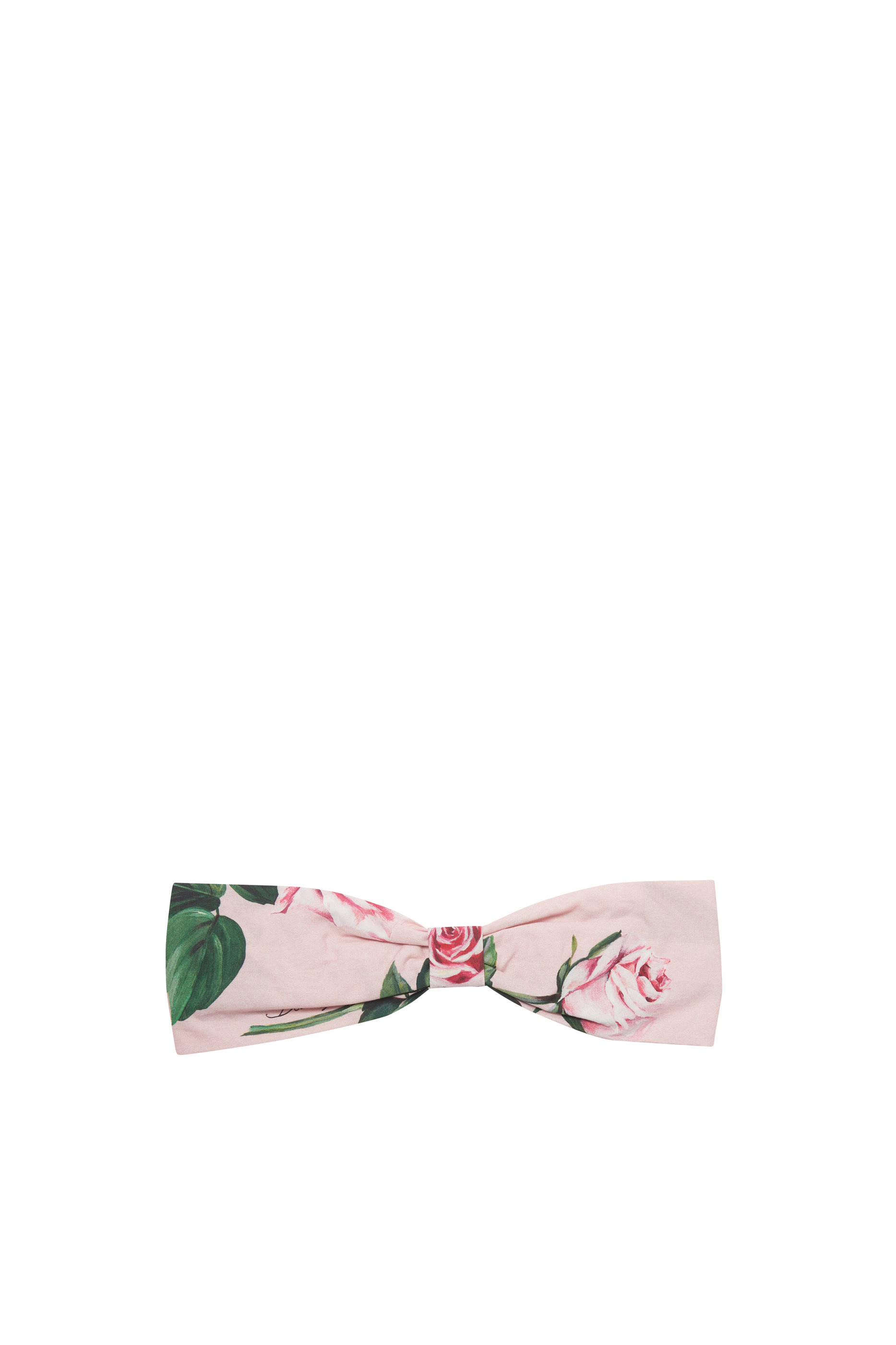 Kids Rose Print Poplin Headband