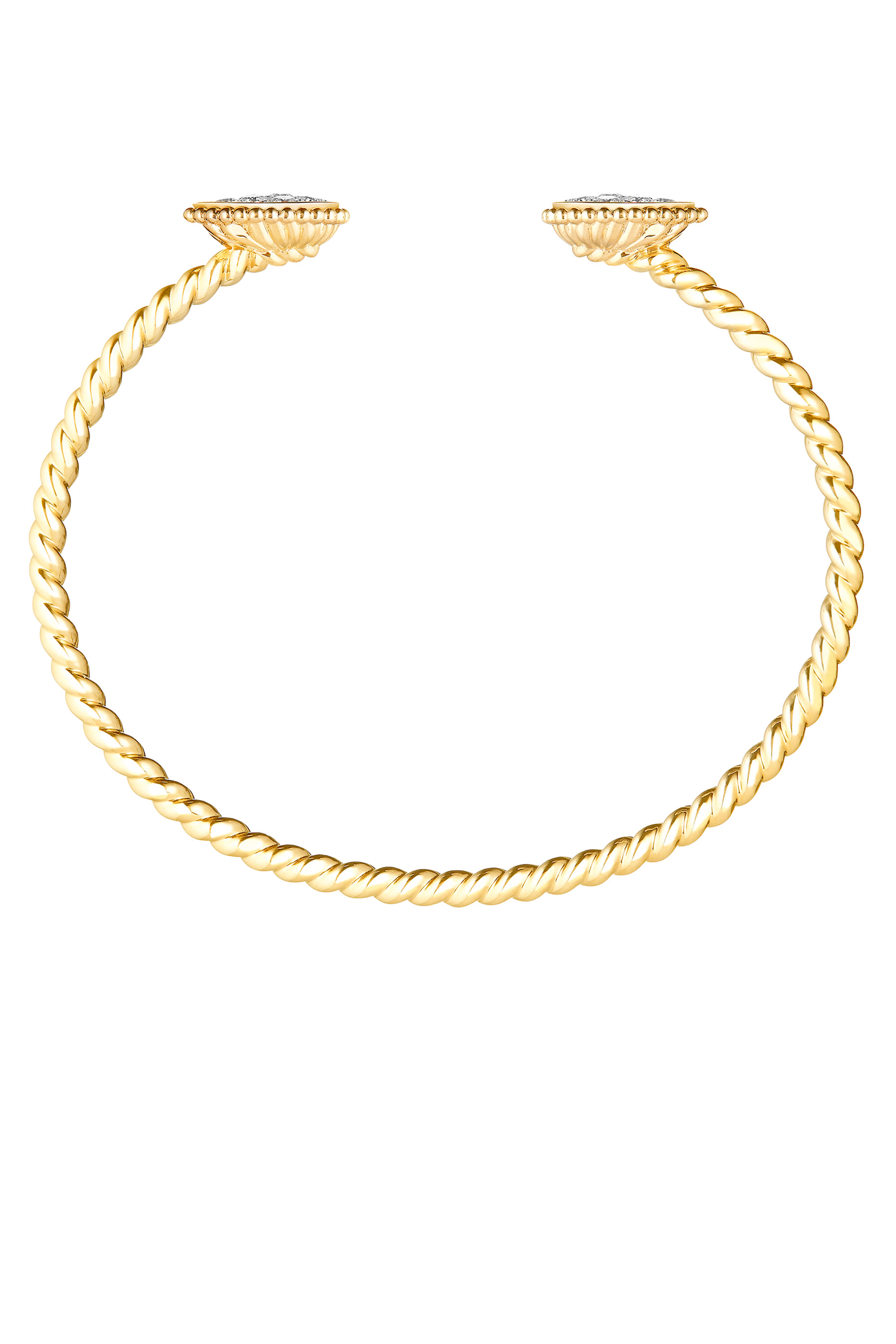 Serpent Boh&egrave;me Bracelet, 18K Yellow Gold & Diamonds