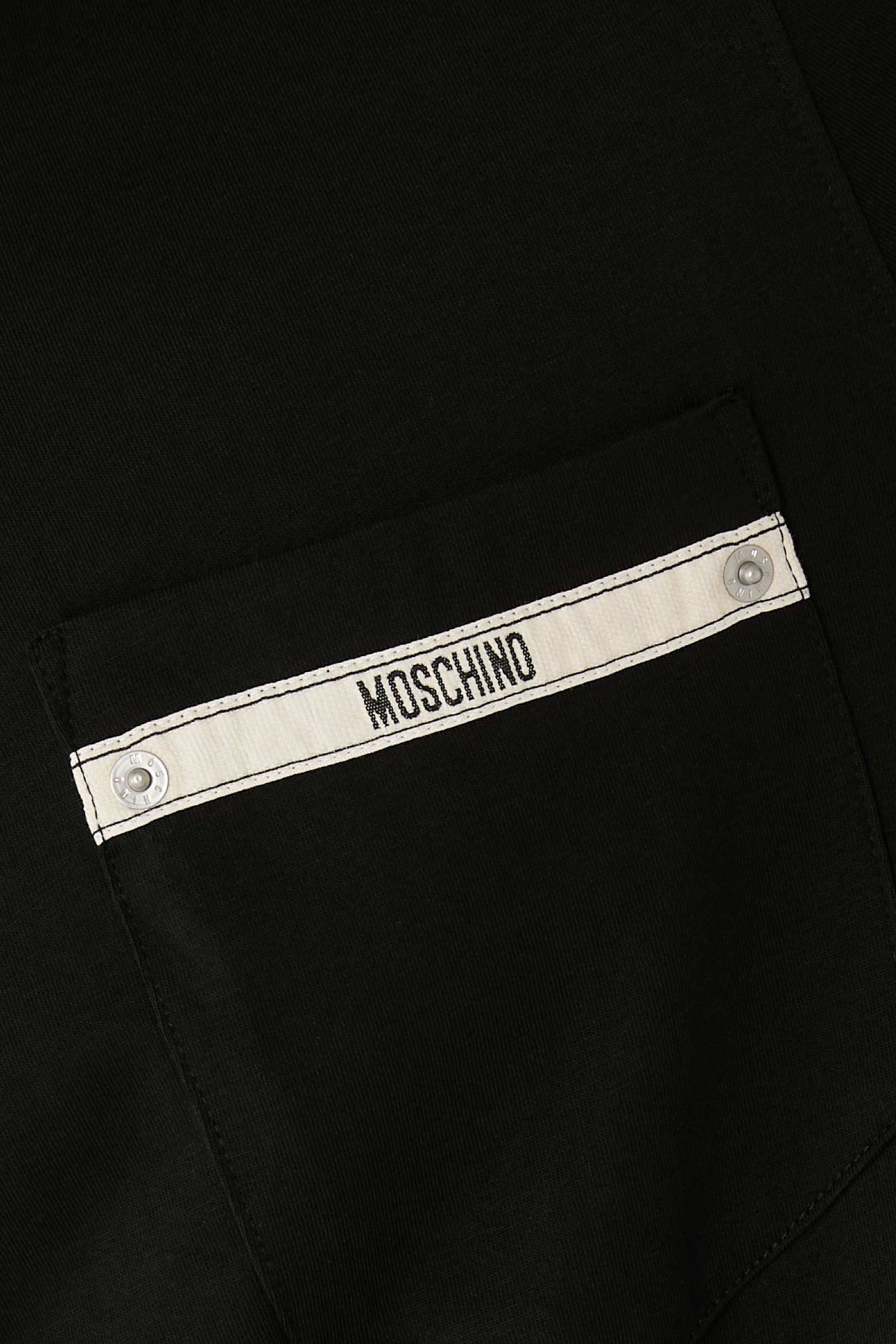 Logo Tape Cotton Jersey T-Shirt