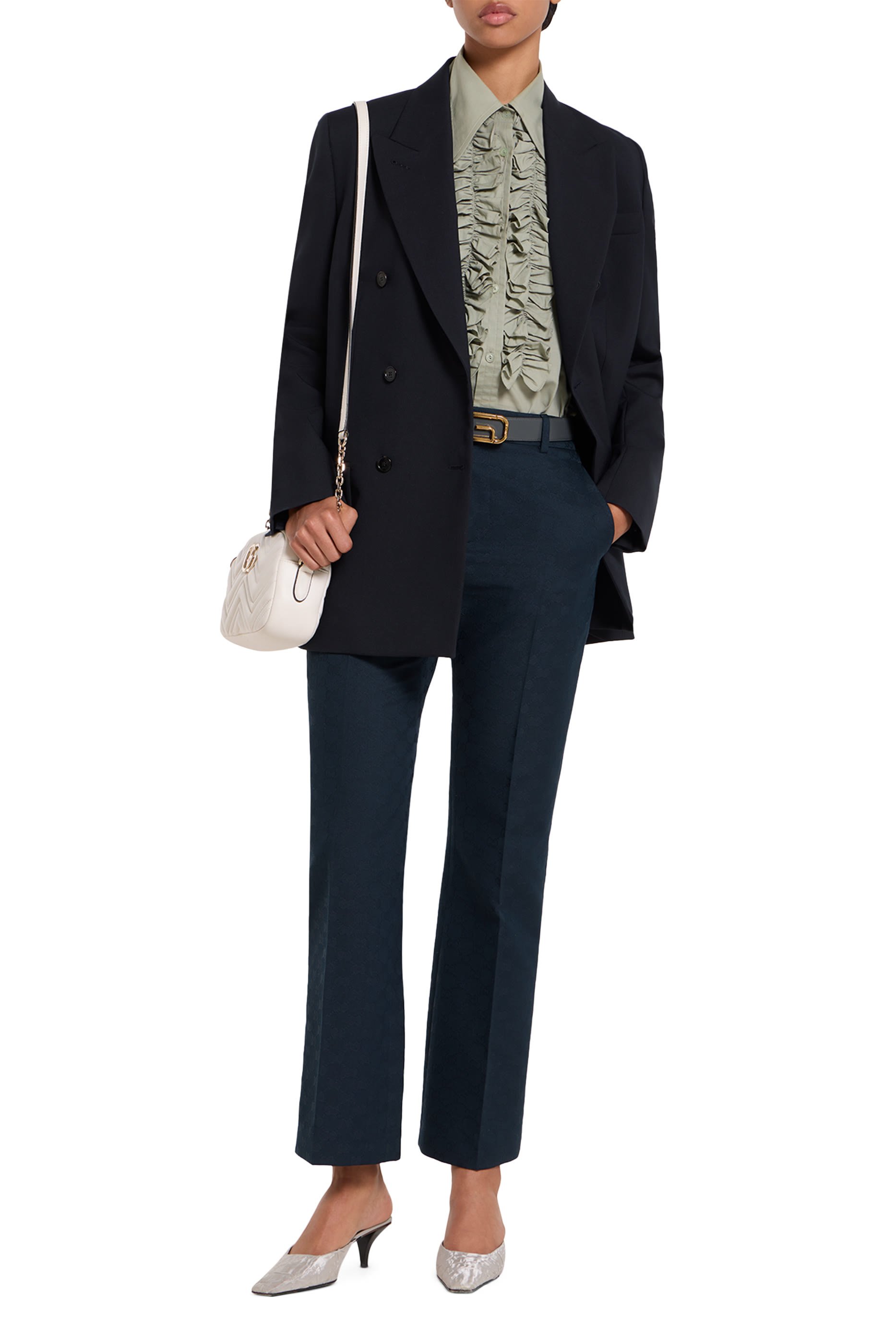 GG Cotton Gabardine Pants