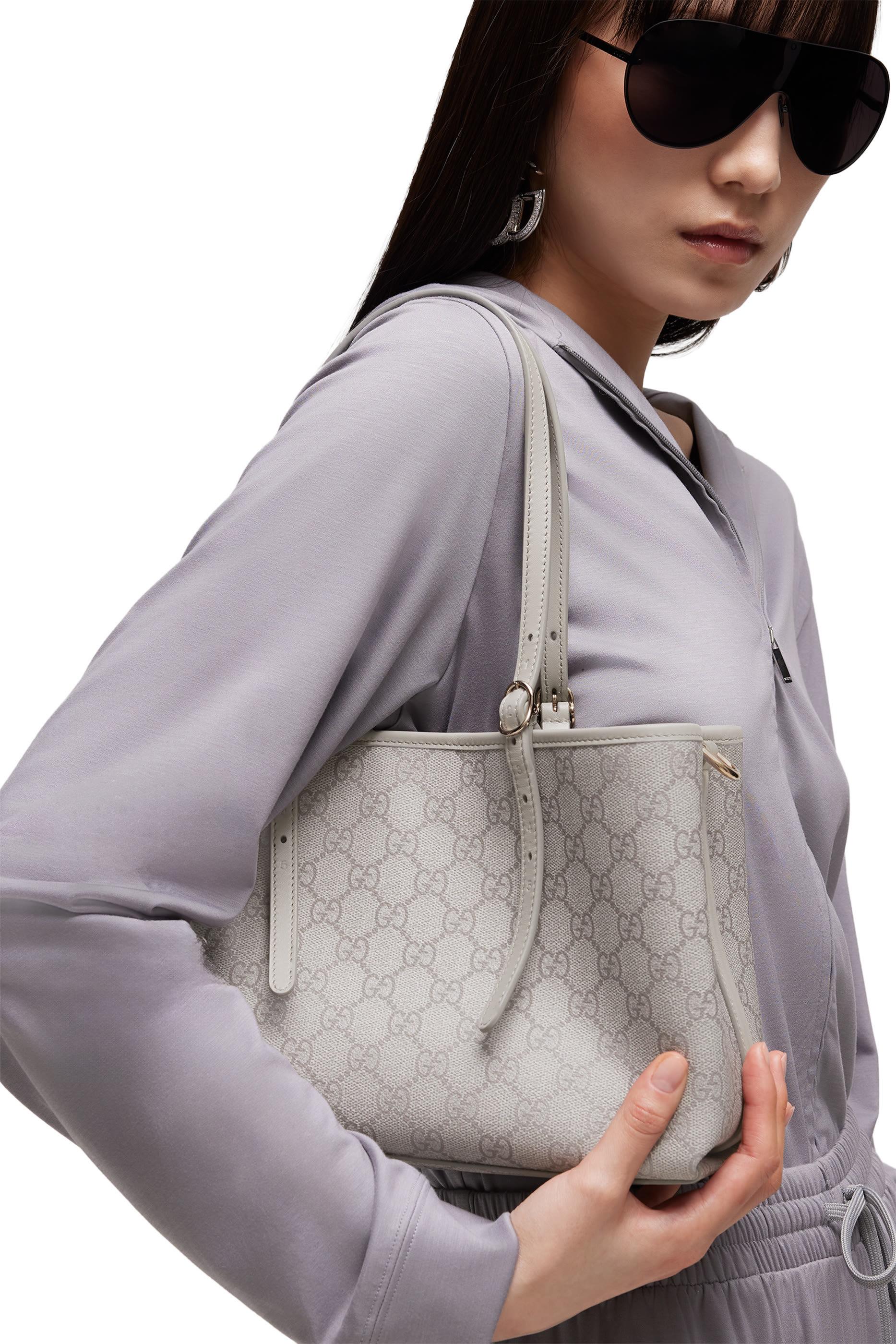 GG Emblem Small Tote Bag