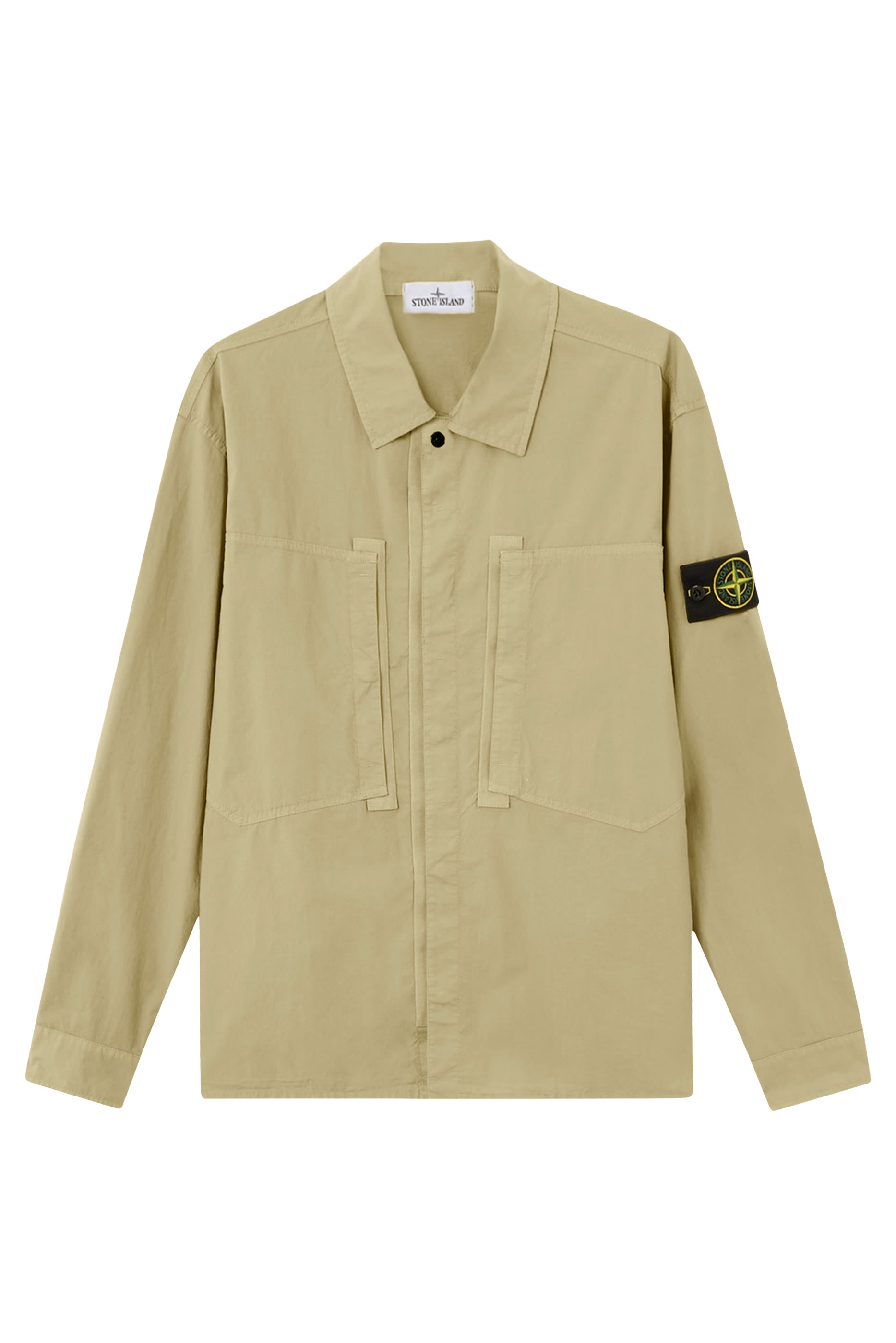 Logo Patch Zip-Up Overshirt