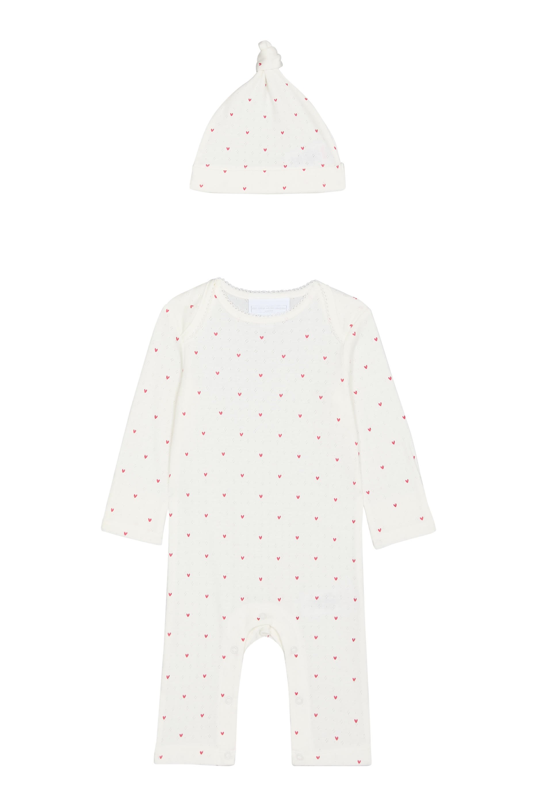 Kids Organic Cotton Heart Pointelle New Arrival Gift Set