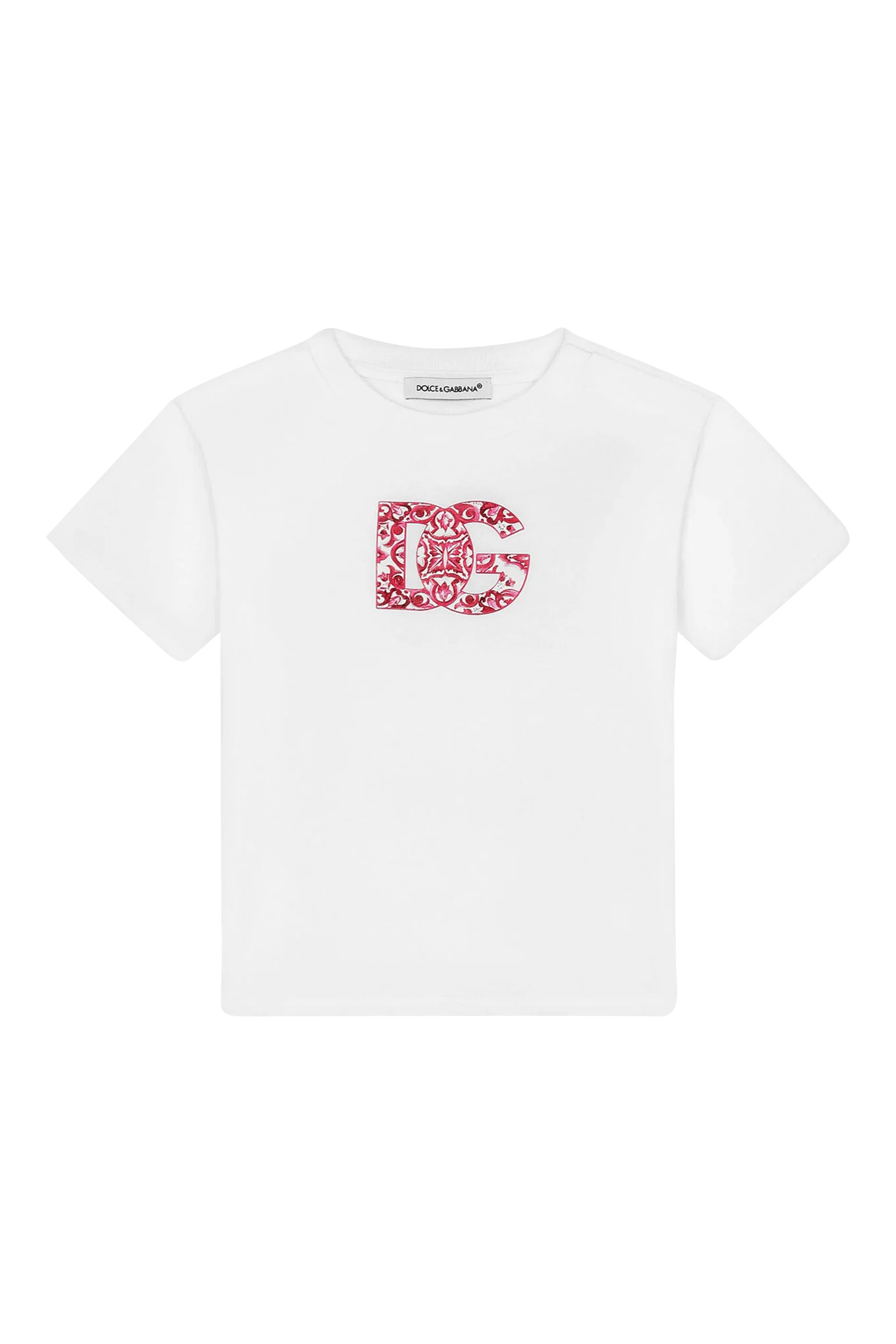 Kids Logo Print Cotton T-Shirt