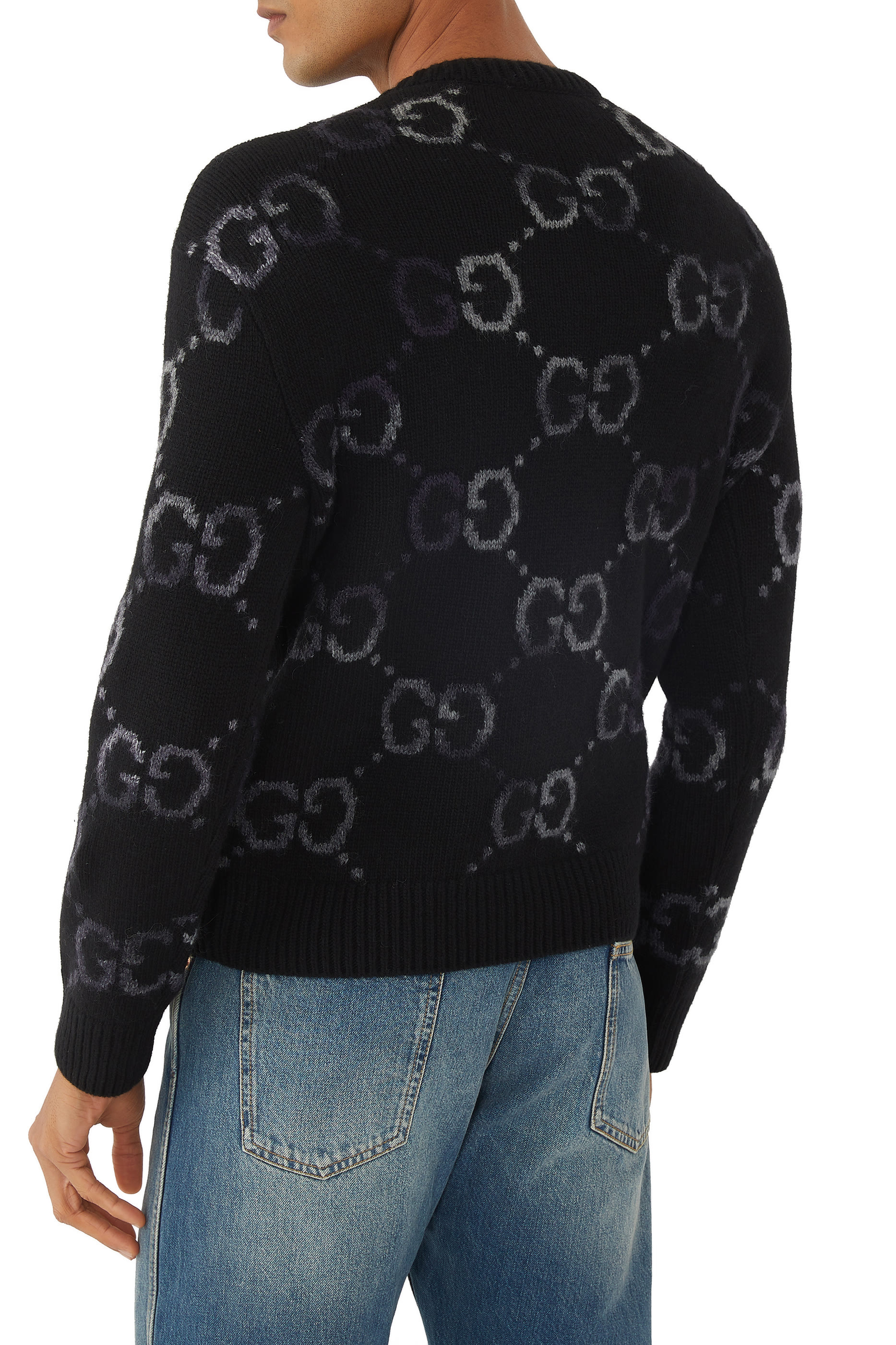 Wool GG Intarsia Sweater