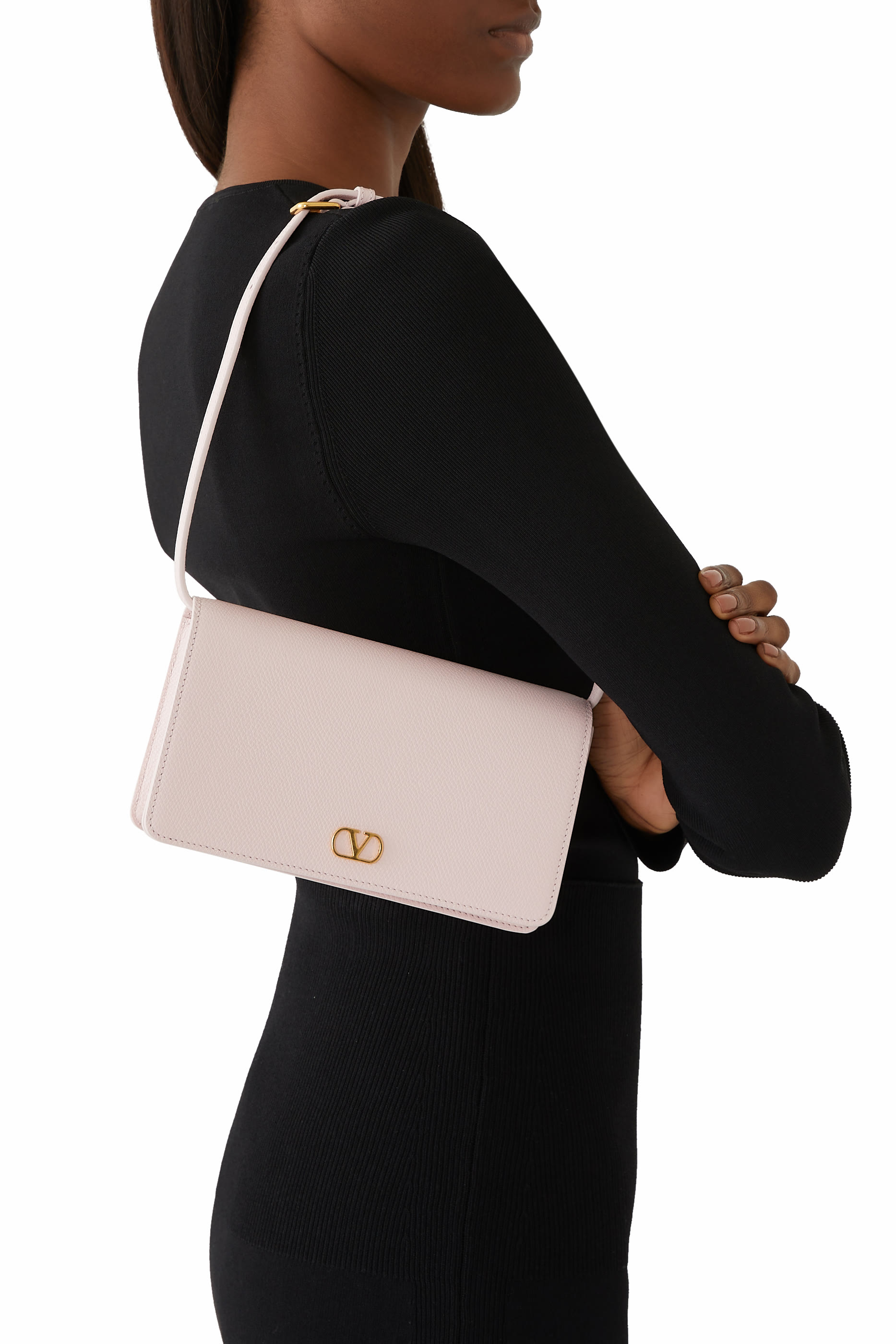 VLogo Signature Strap Wallet