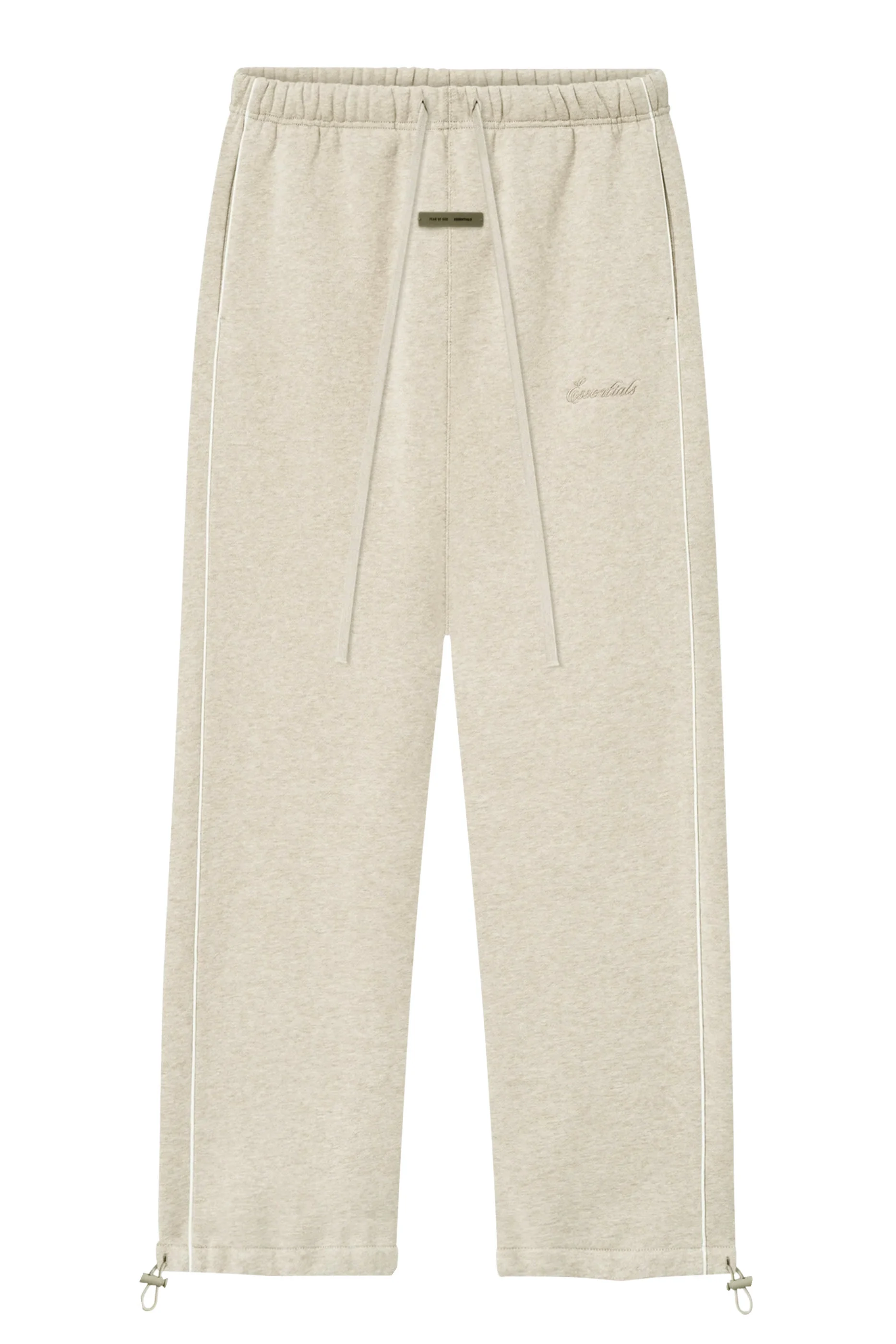 Relaxed Fleece Sweatpants with Piping