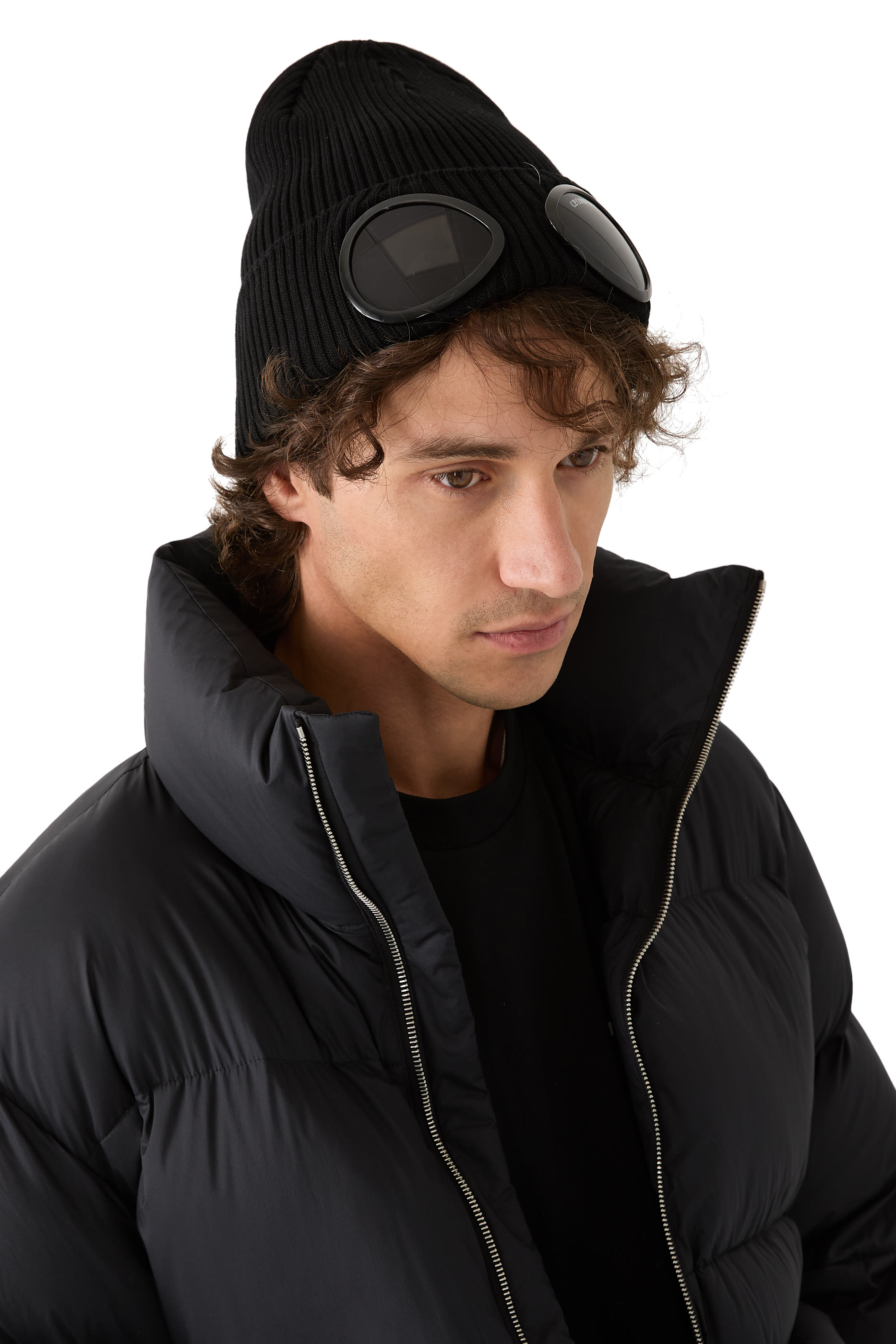 Cotton Goggle Beanie