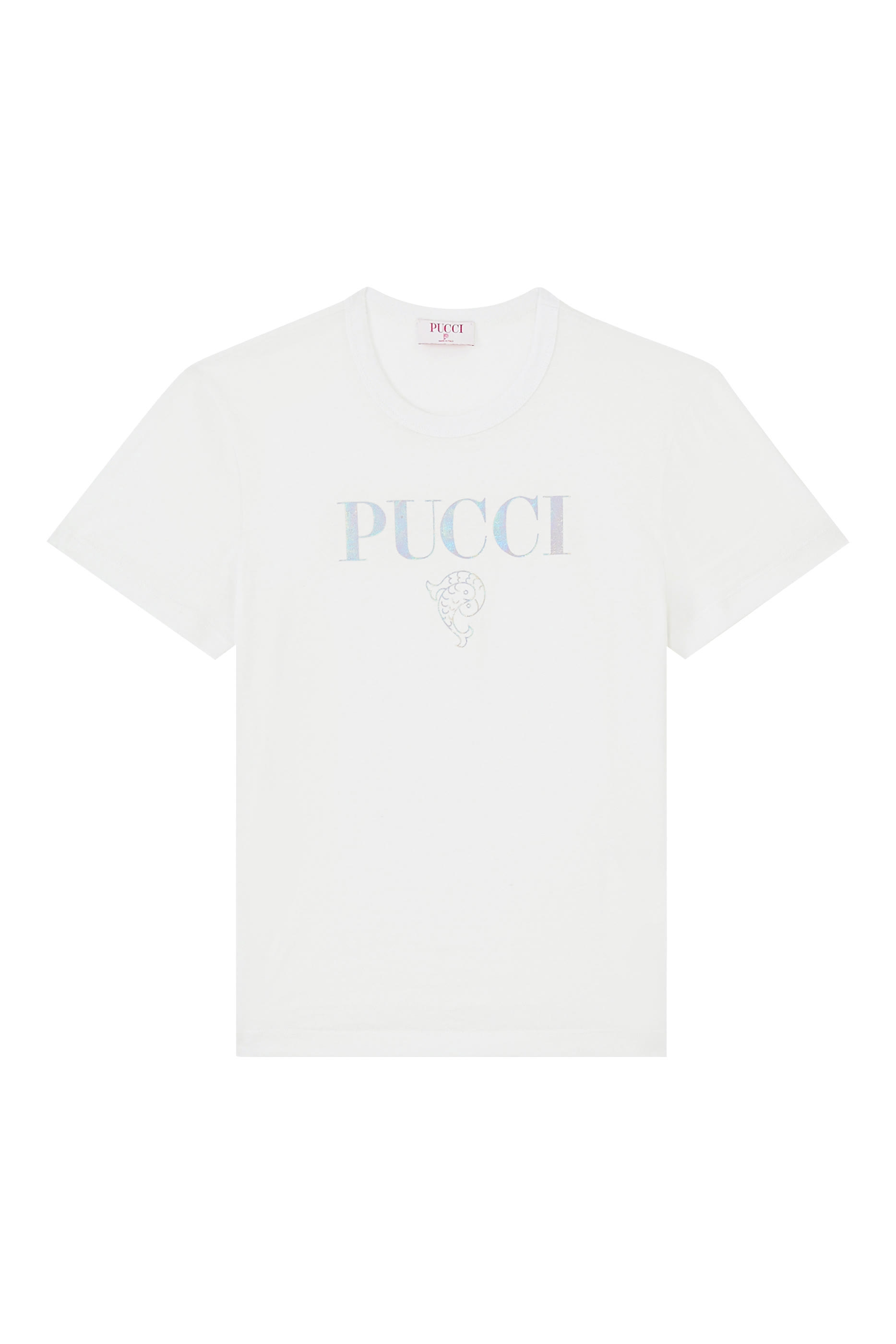 Iridescent Logo-Print T-Shirt