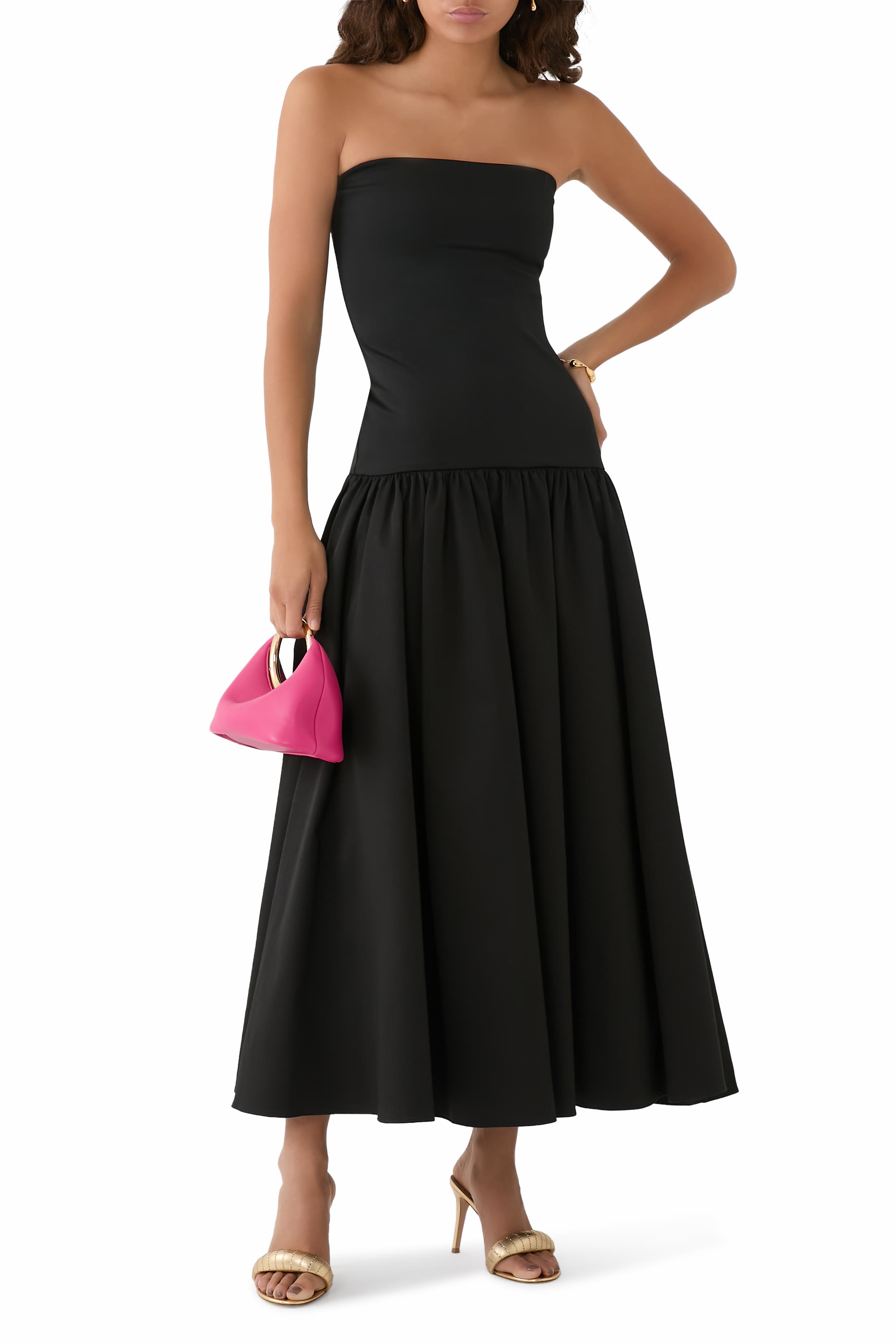 Oriana Drop Waist Midi Dress